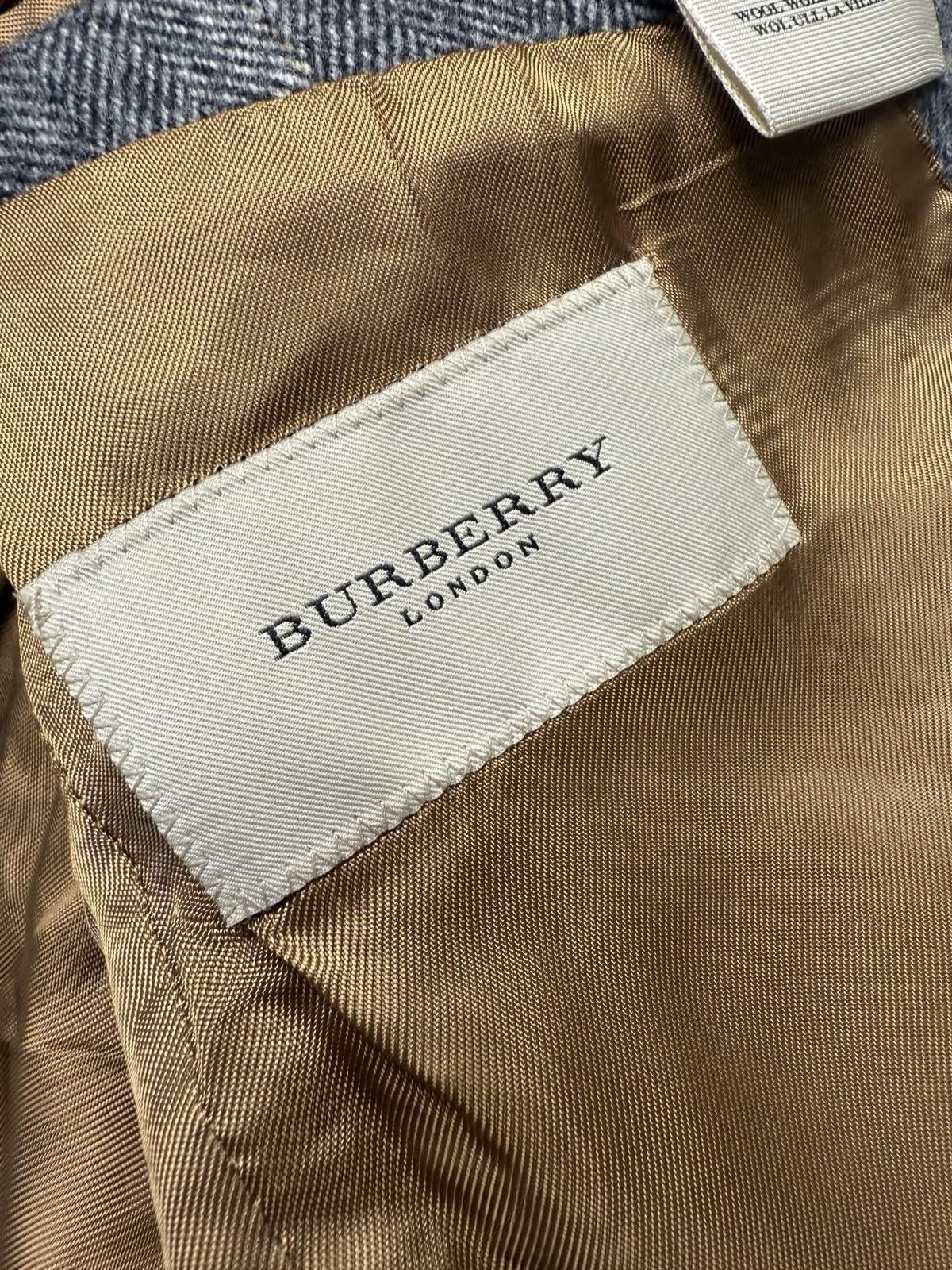 Burberry Burberry London Rare Wool Men’s Blazer In Herringbone 52R Size 52R - 4 Thumbnail