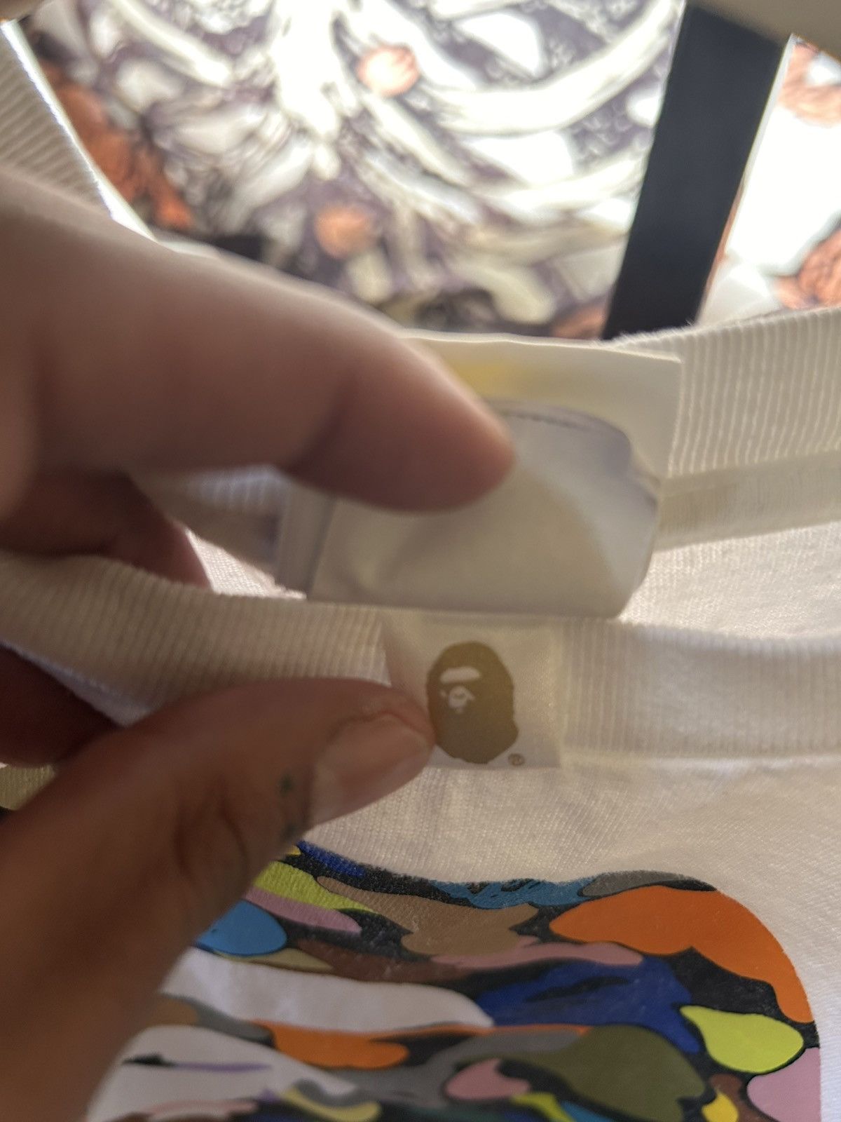 Bape Bape Multicolor Big Head Tee Size US S / EU 44-46 / 1 - 3 Thumbnail