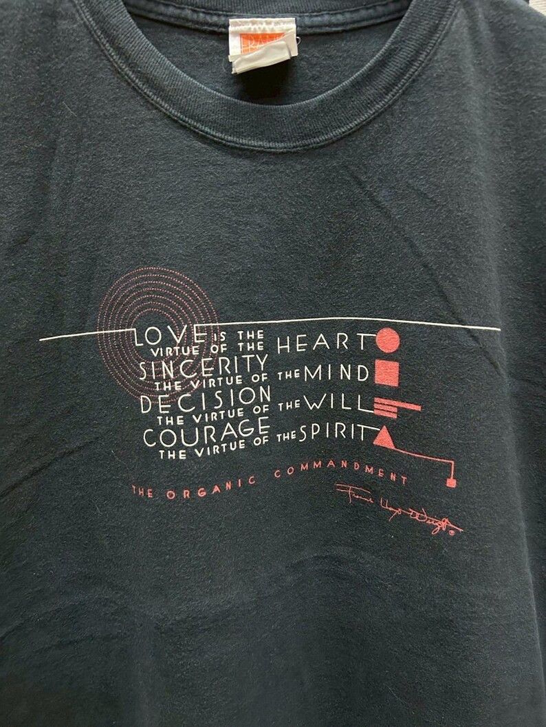 Vintage Vintage 2000s Frank Lloyd Wright Art tshirt size XL Size US XL / EU 56 / 4 - 3 Thumbnail