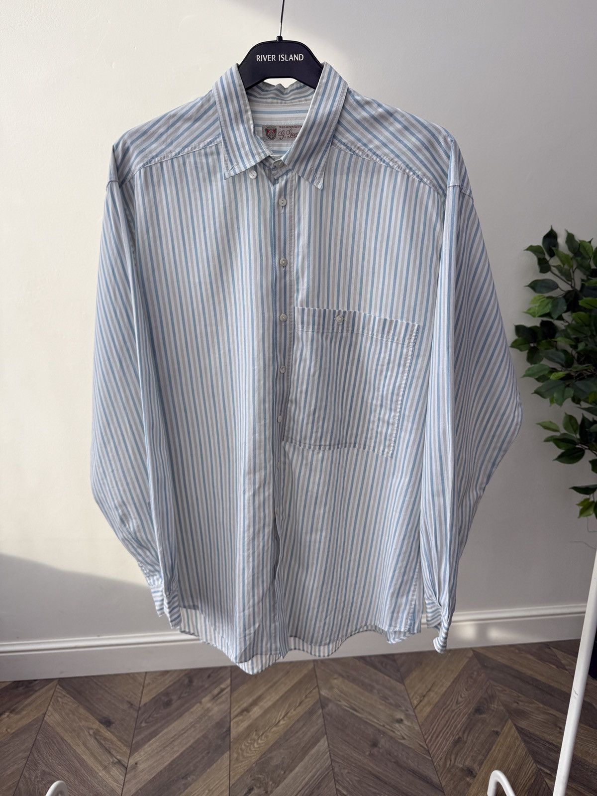 Gucci Vintage Gucci Retro Button Up Striped Rare Shirt Size US L / EU 52-54 / 3 - 4 Thumbnail