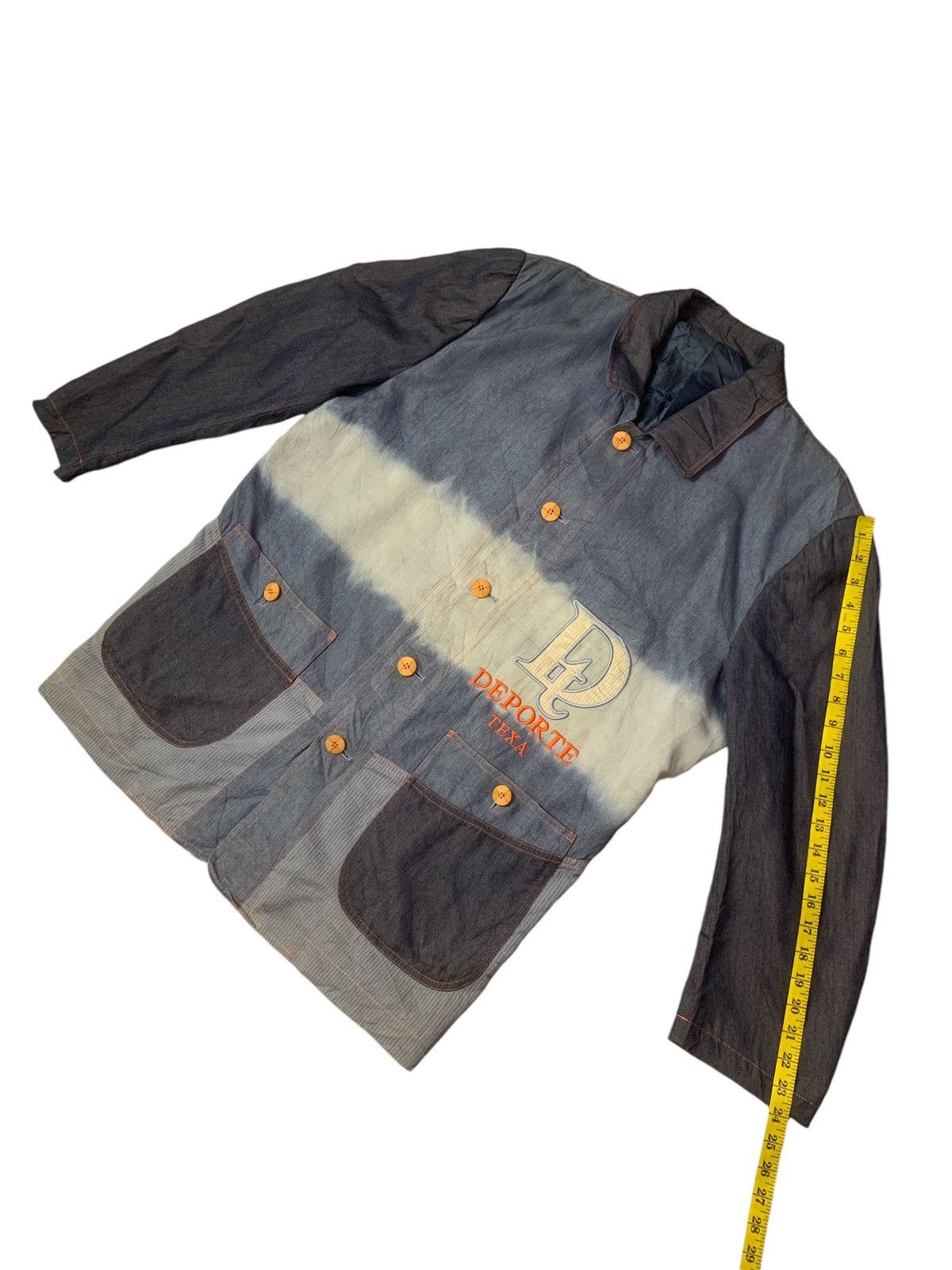 Designer × Japanese Brand Rare Design Deporte Texa Soft Denim Coats Size XL / US 12-14 / IT 48-50 - 14 Thumbnail