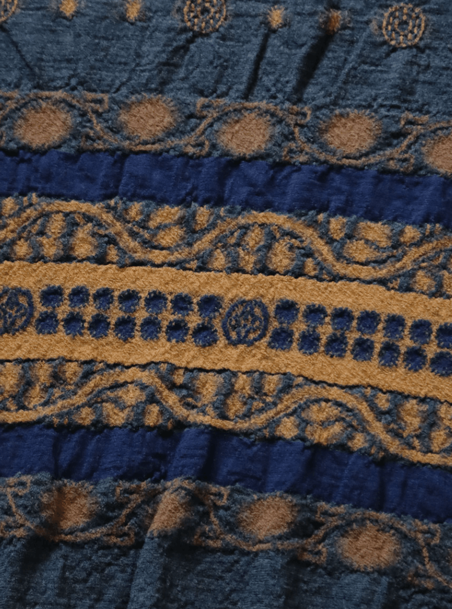 Kapital Shrunken Wool Coptic Skull Scarf Size ONE SIZE - 2 Thumbnail