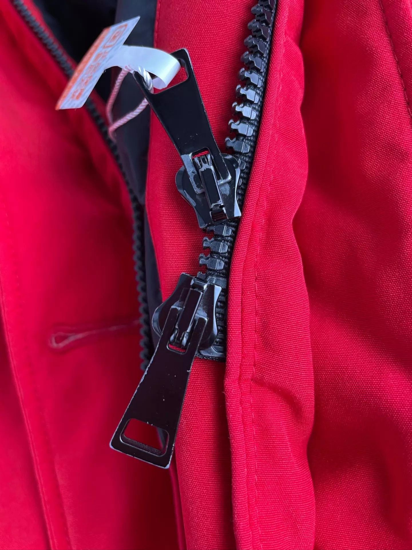 Moncler Moncler Red Down Jacket 0 260418XRB9R07 Size XS / US 0-2 / IT 36-38 - 9 Thumbnail