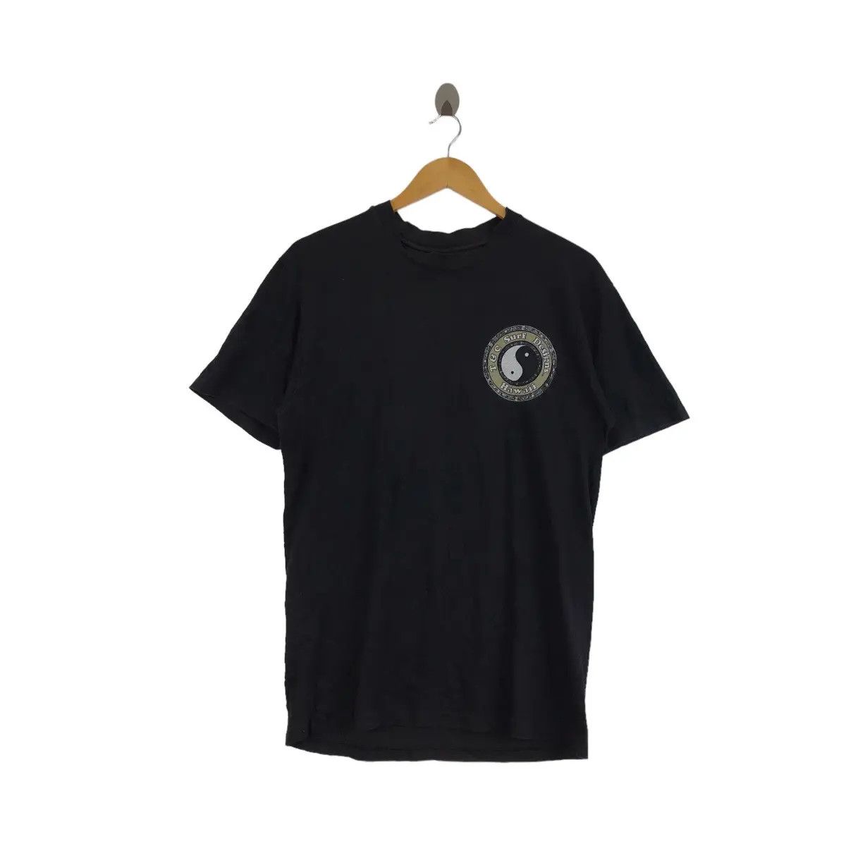 Vintage Vtg 90’ T&C SURF DESIGNS Hawaii Ying Yang Logo Tee Shirt Size US M / EU 48-50 / 2 - 3 Thumbnail