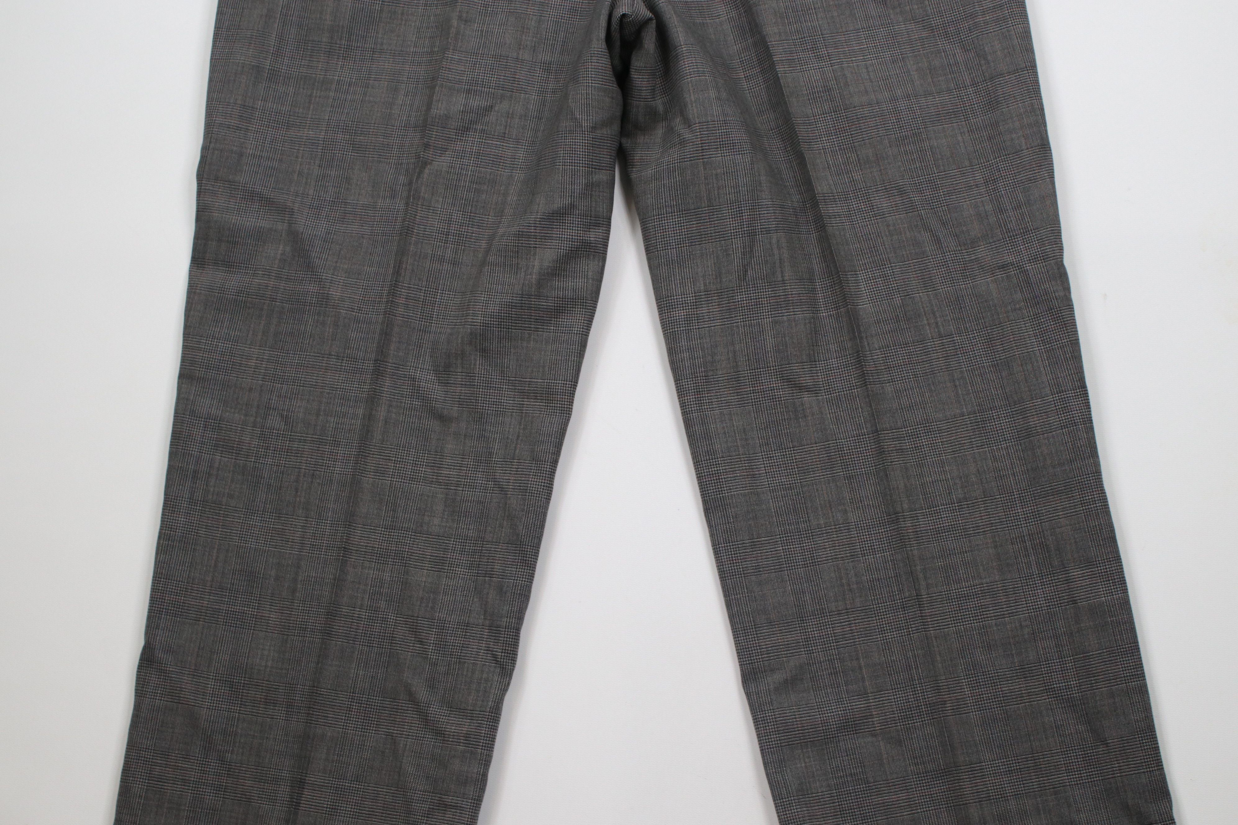 Vintage Vintage 70s Streetwear Wide Leg Chino Pants Houndstooth Size US 34 / EU 50 - 10 Thumbnail