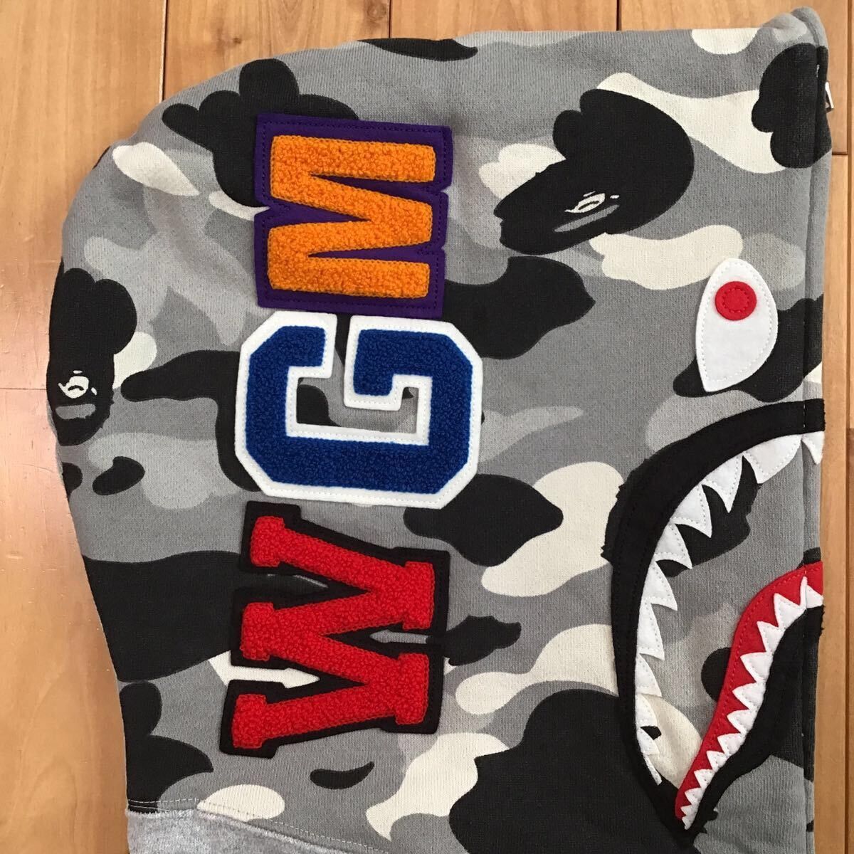 Bape × Nigo 🔥NFS limited🔥 BAPE camo Shark full zip hoodie a bathing ape Size US S / EU 44-46 / 1 - 4 Thumbnail