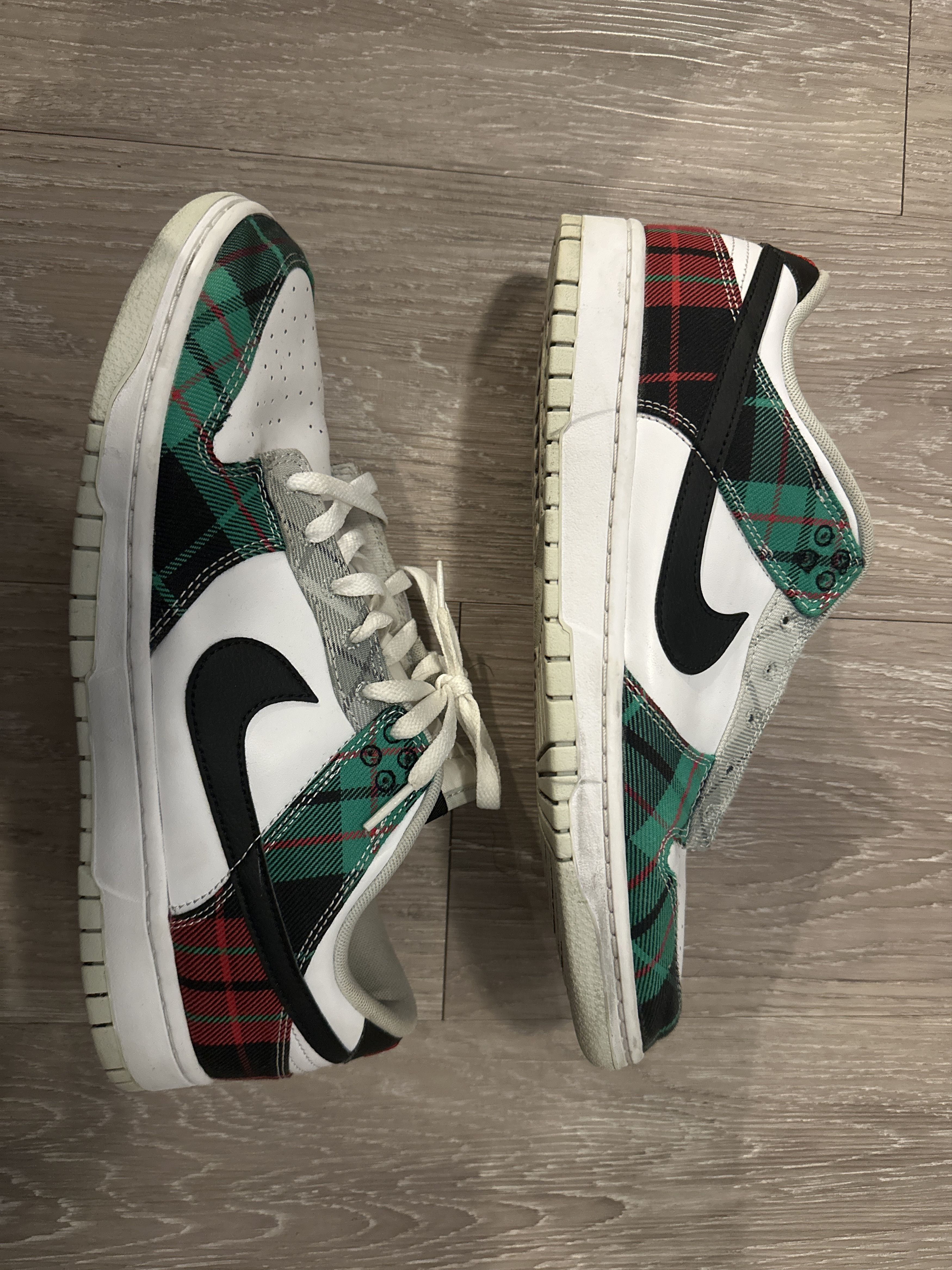 Nike Nike Dunks Tartan Plaid Size US 11.5 / EU 44-45 - 6 Thumbnail