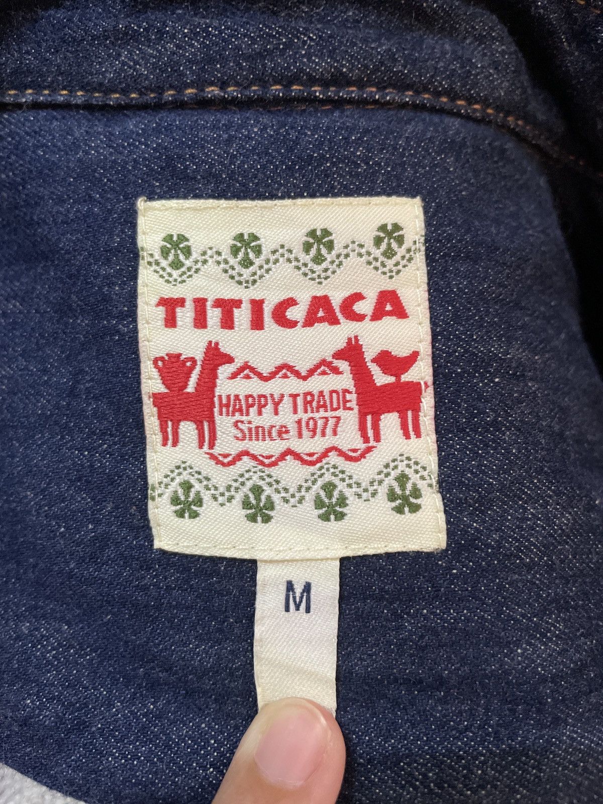 Japanese Brand × Vintage Vintage Japanese Brand Titicaca Navajo Jacket 1990s Size US M / EU 48-50 / 2 - 9 Thumbnail