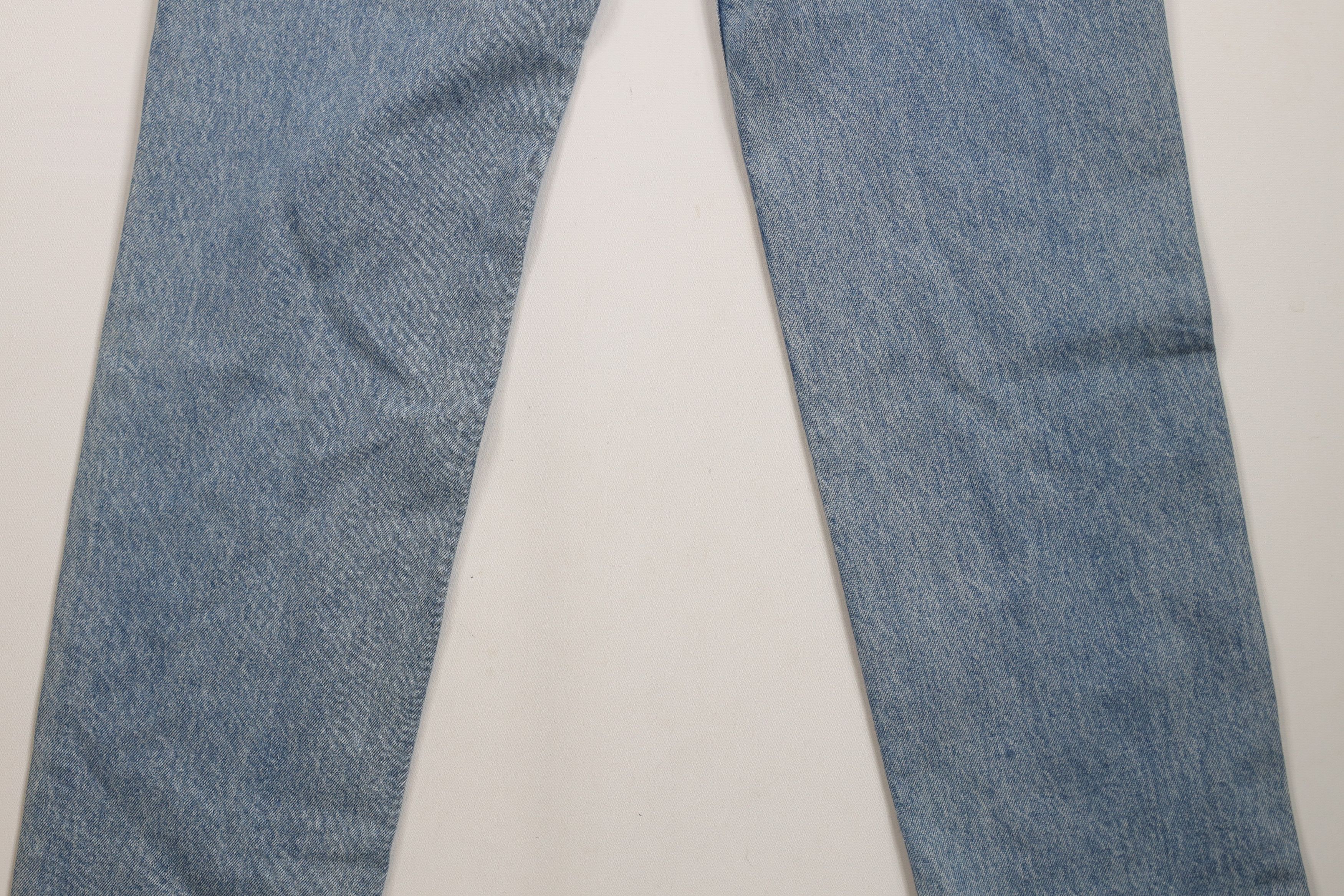 Vintage Vintage 90s Streetwear Straight Leg Denim Jeans Blue Cotton Size US 31 - 13 Thumbnail
