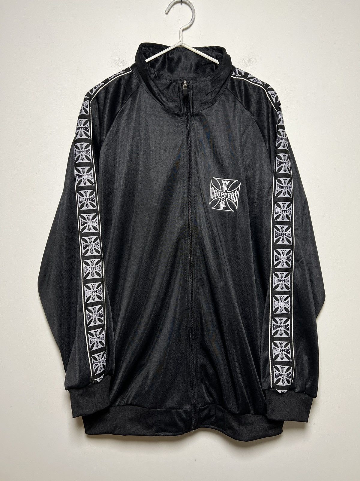 West Coast Choppers West Coast Choppers track jacket in sleek black Size US XXL / EU 58 / 5 - 4 Thumbnail