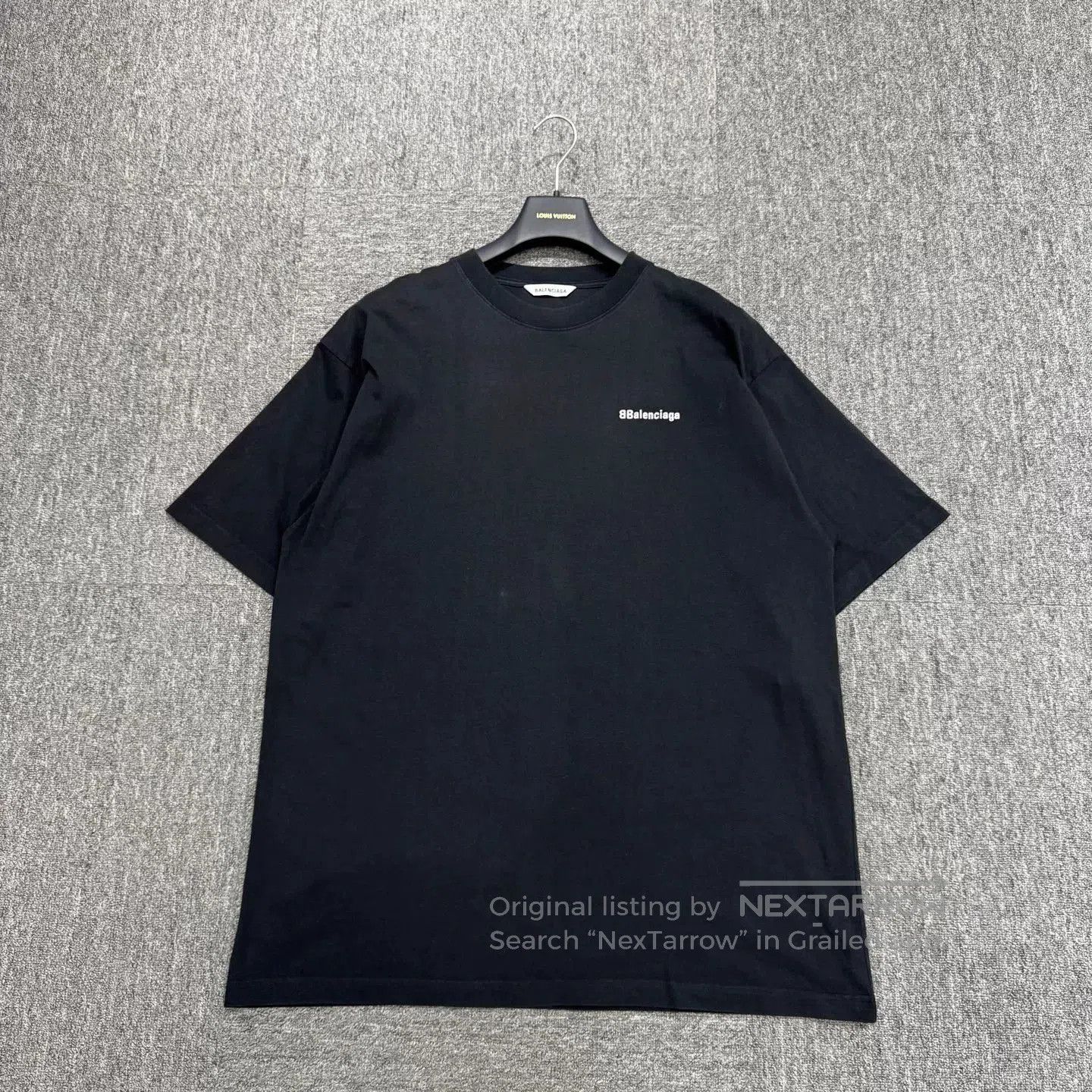 Balenciaga Balenciaga Embroidered Letter Short Sleeve. Size US S / EU 44-46 / 1 - 1 Thumbnail
