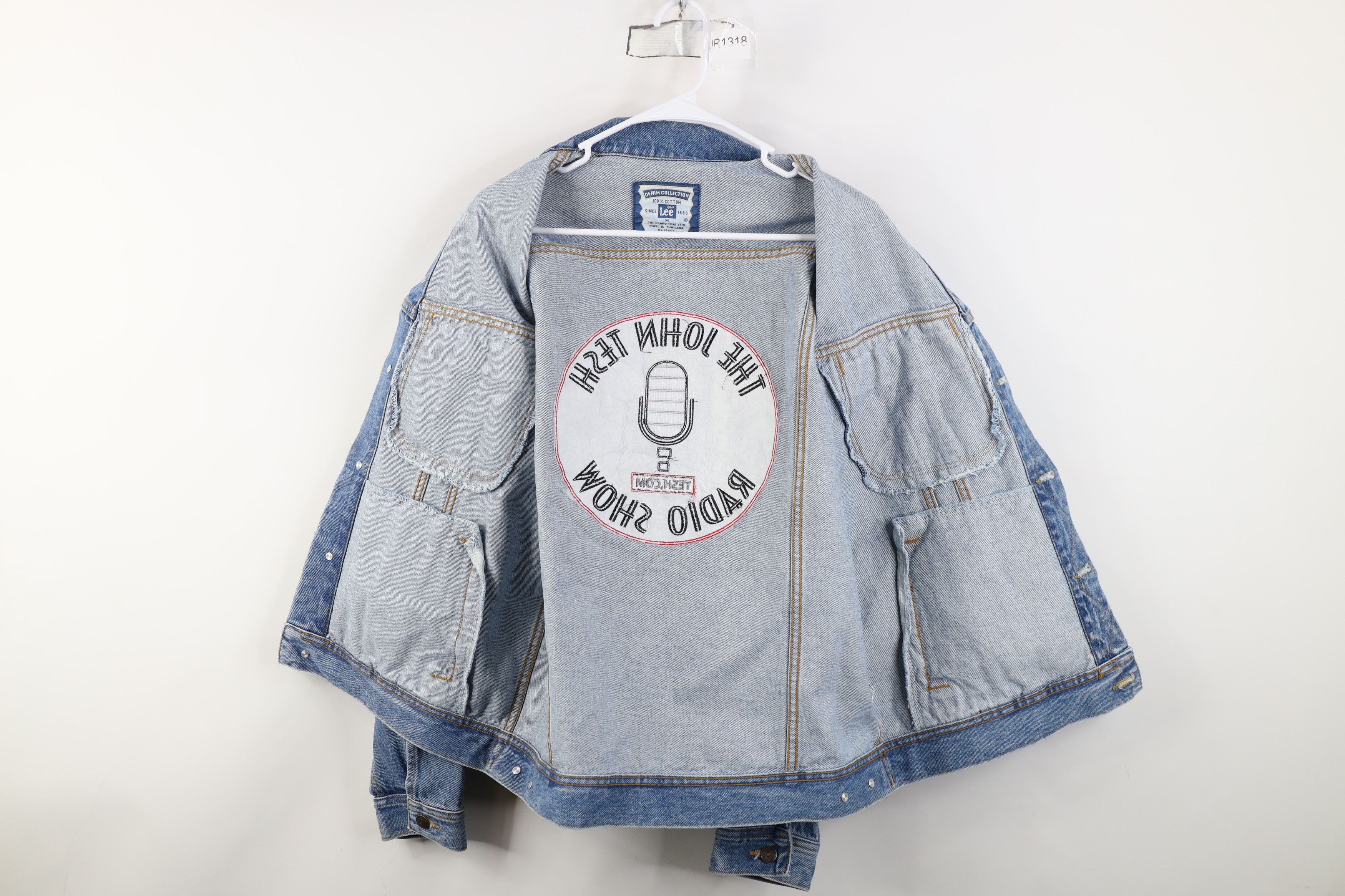 Vintage Vintage 90s Y2K The John Tesh Radio Show Denim Jacket Size US L / EU 52-54 / 3 - 10 Thumbnail