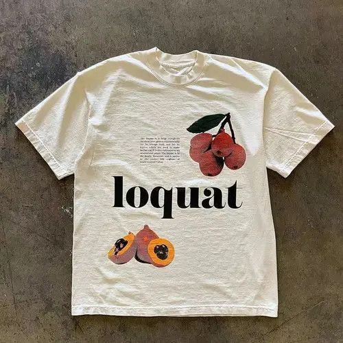 Japanese Brand × Vintage Casual retro fruit pattern all-match cotton tee Size US L / EU 52-54 / 3 - 1 Thumbnail