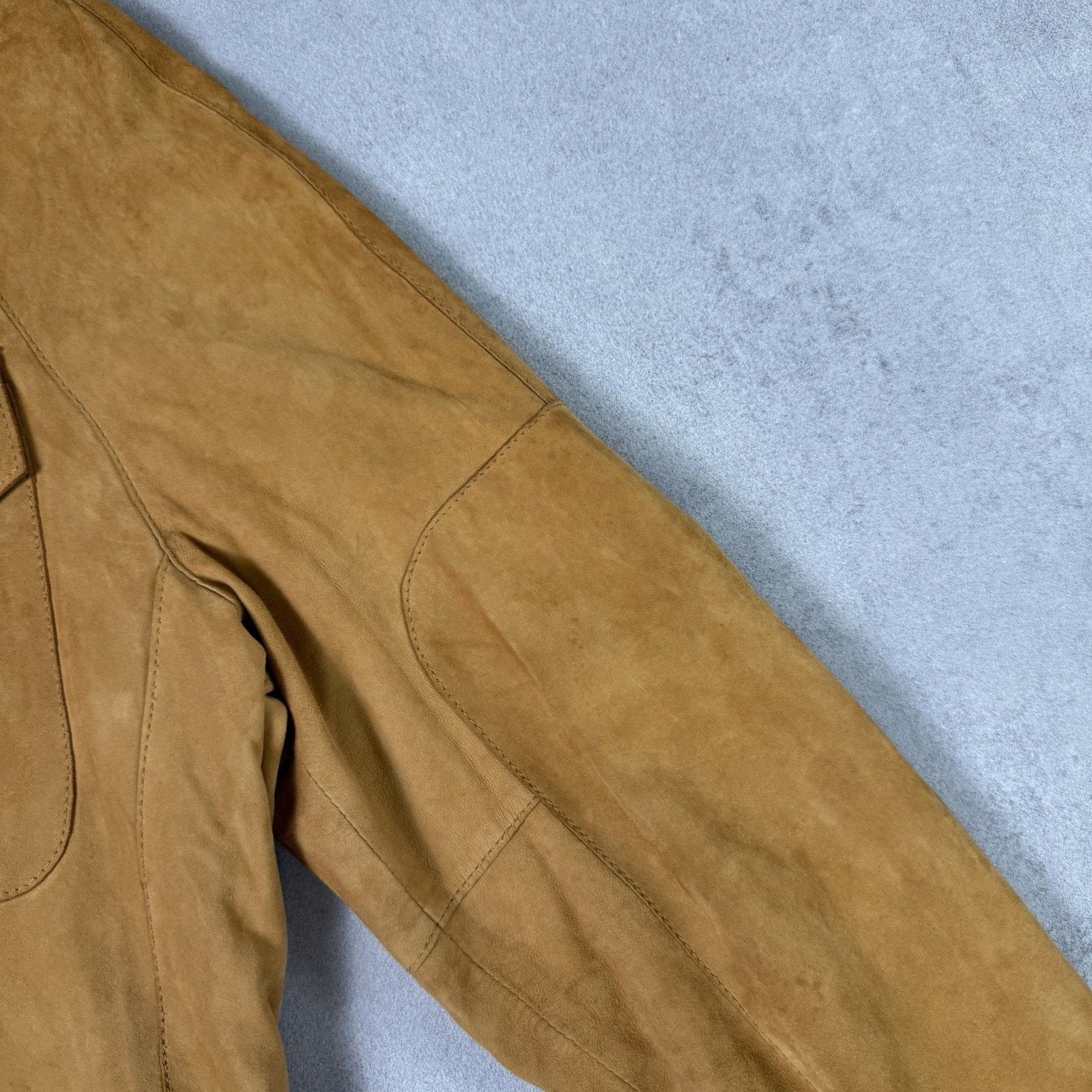 Dolce & Gabbana Dolce Gabbana Men Leather Suede Jacket Beige Size 50 Size US M / EU 48-50 / 2 - 4 Thumbnail
