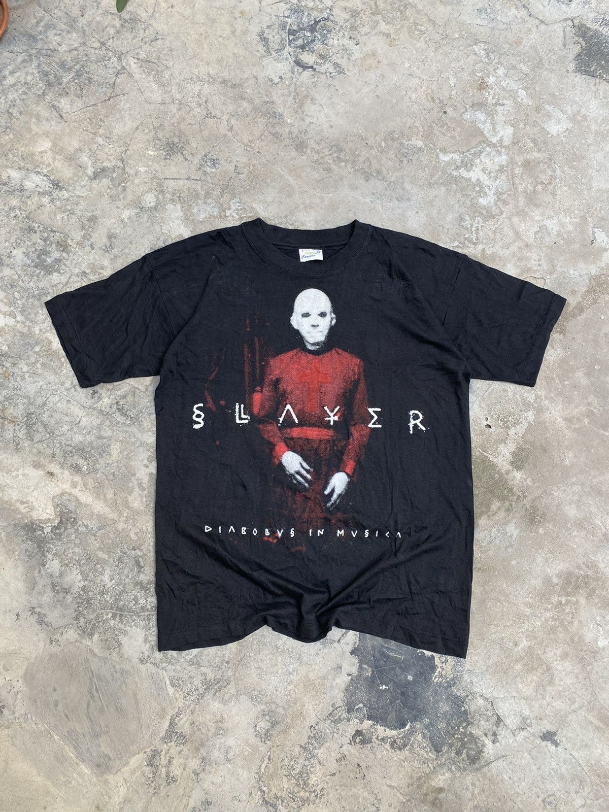 Band Tees × Slayer × Vintage Slayer “Diabolus in Musica” 1998 Tour T Shirt EXTREMELY RARE Size US L / EU 52-54 / 3 - 1 Thumbnail