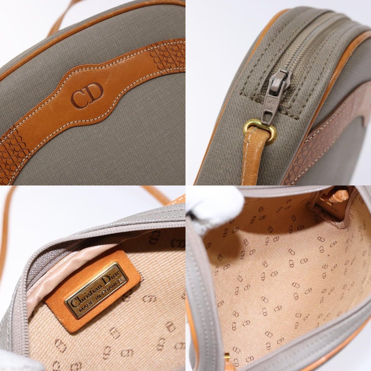 Dior DIOR Shoulder Bag Leather Gray Size ONE SIZE - 11 Thumbnail