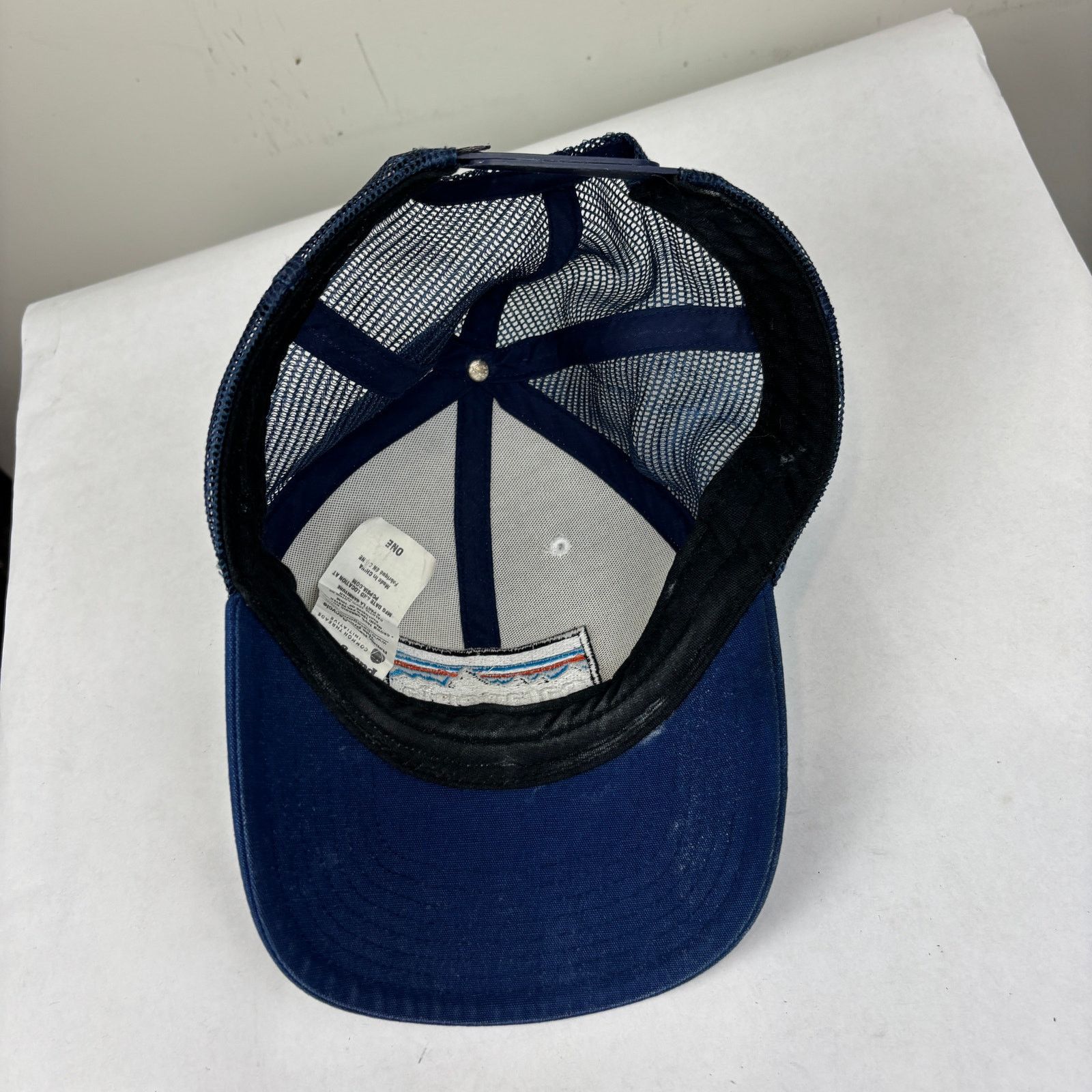 Patagonia Patagonia Snapback Trucker Hat P-6 Logo Cap Blue Gorpcore Size ONE SIZE - 9 Thumbnail