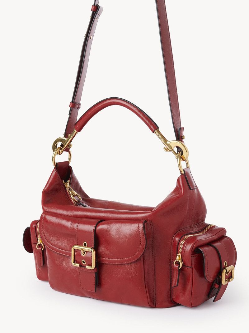 Chloe o1loc1c10126 Size: OS / Camera Medium Double Carry Red Size ONE SIZE - 3 Thumbnail
