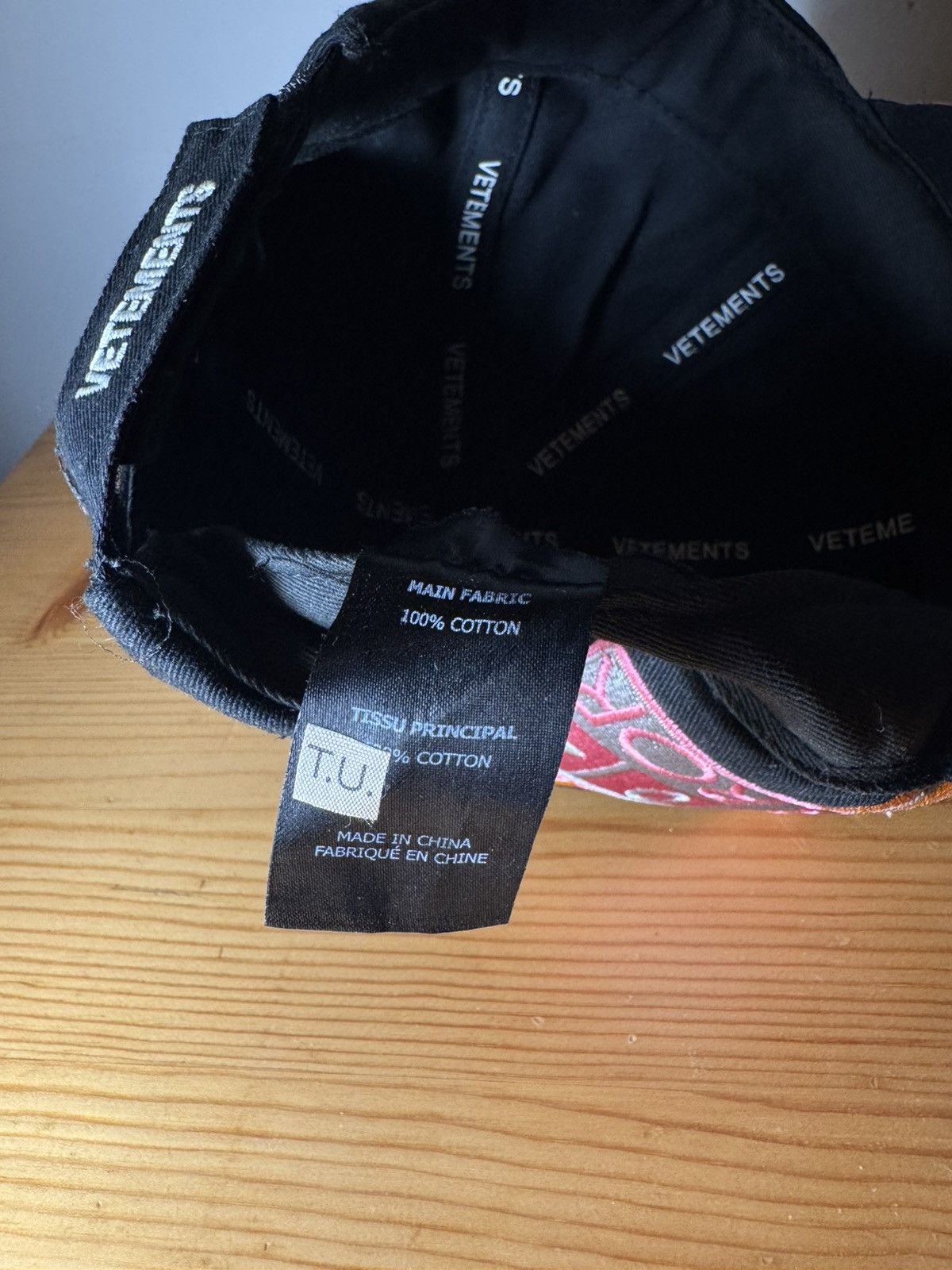Vetements Vetements AW 19 Runway Error Embroidered Cap Size ONE SIZE - 9 Thumbnail