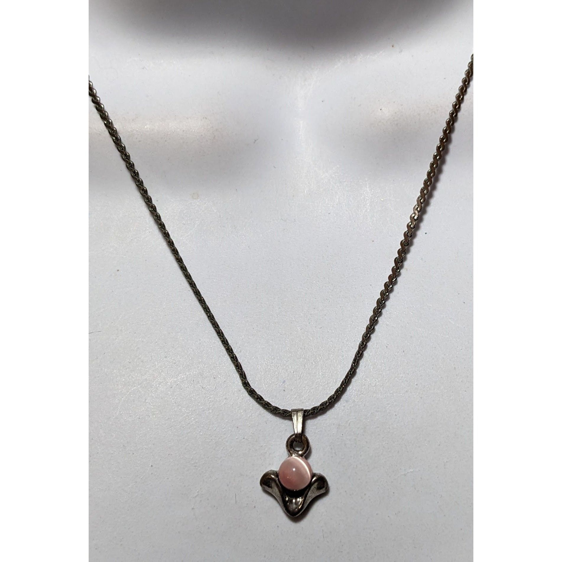 Other Minimalist Pink Cateye Abstract Pendant Necklace Size ONE SIZE - 7 Thumbnail