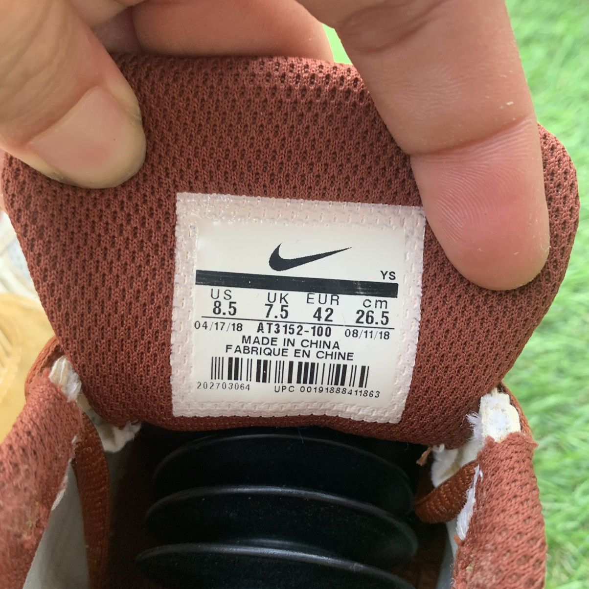 A-COLD-WALL* × Nike Nike Zoom Vomero 5 A Cold Wall Sail Size US 8.5 / EU 41-42 - 8 Thumbnail