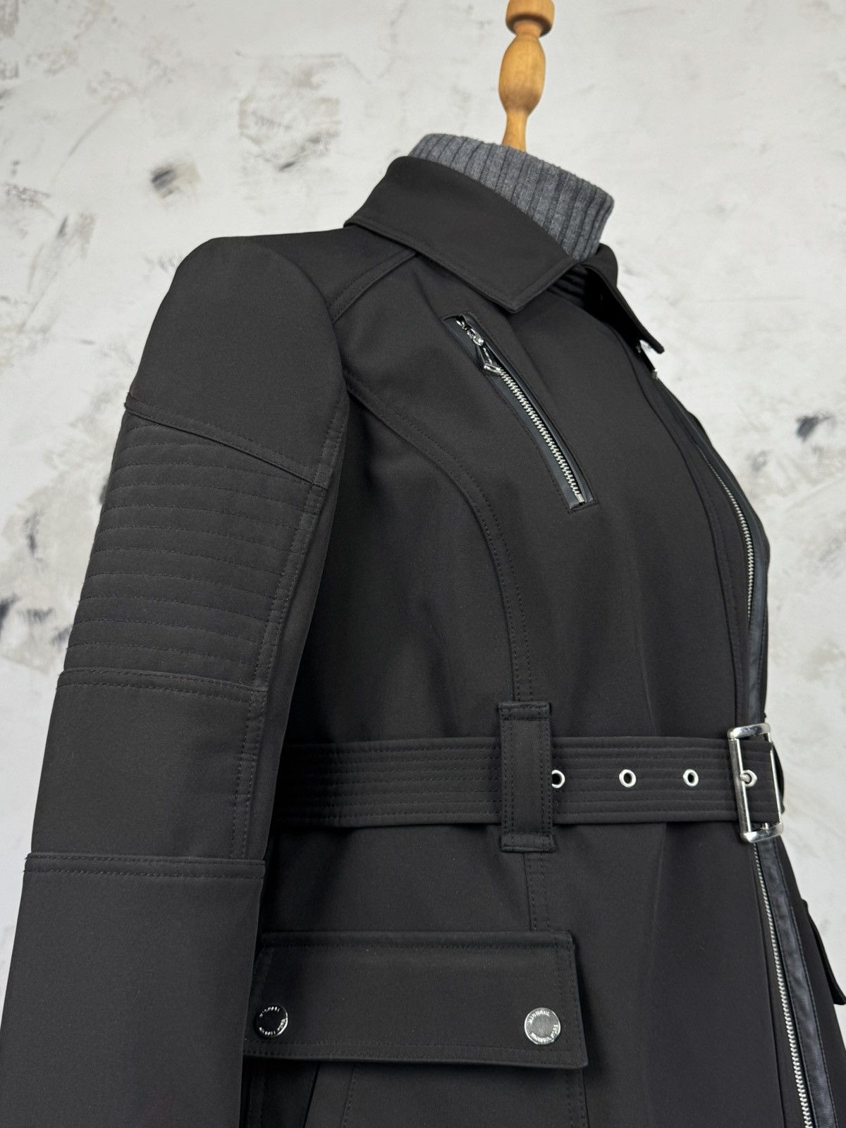 Michael Kors Michael Kors Belted Softshell Jacket Size L Size L / US 10 / IT 46 - 5 Thumbnail