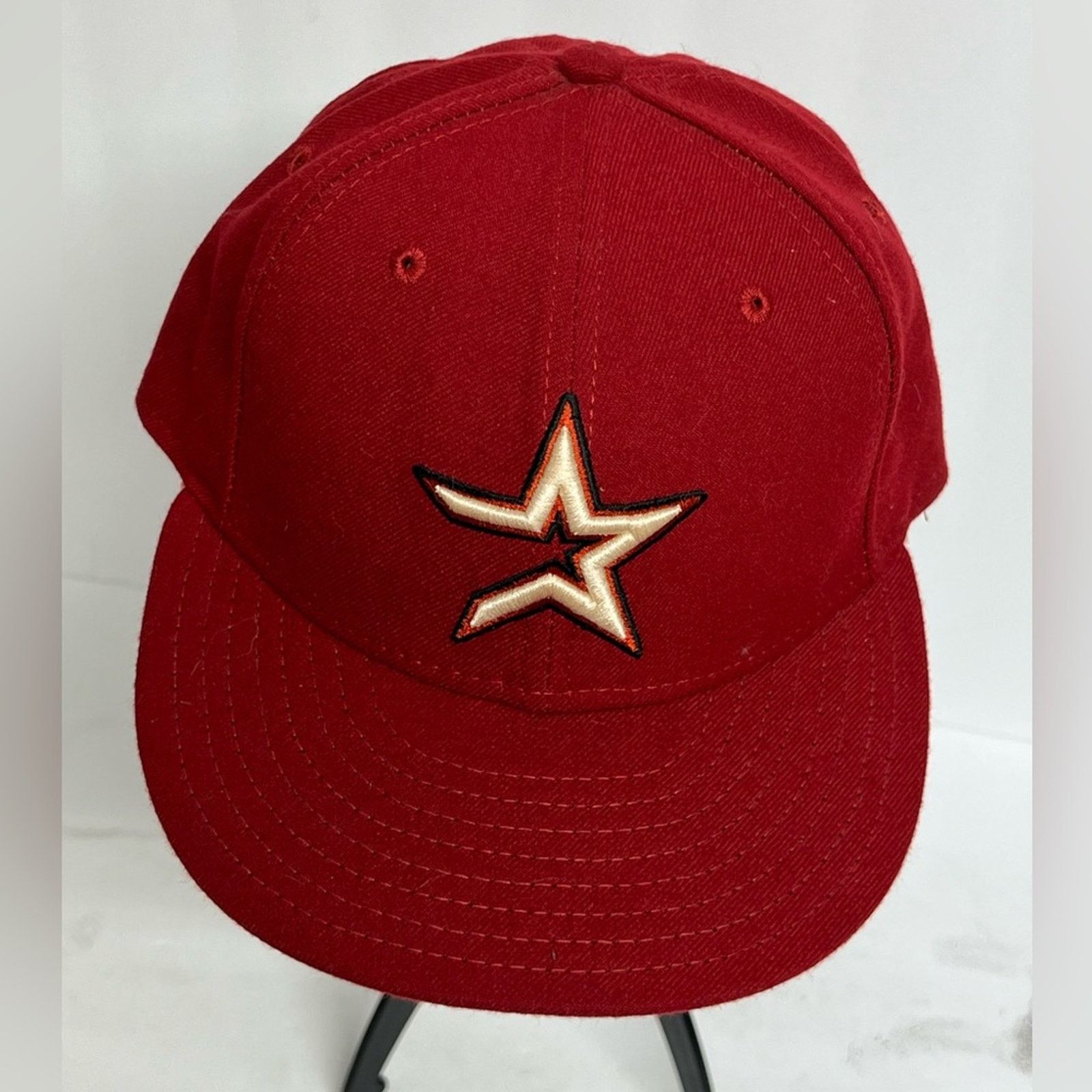 New Era Houston Astros New Era On Field Brick Fitted Cap Hat 7 1/8 Size ONE SIZE - 2 Thumbnail