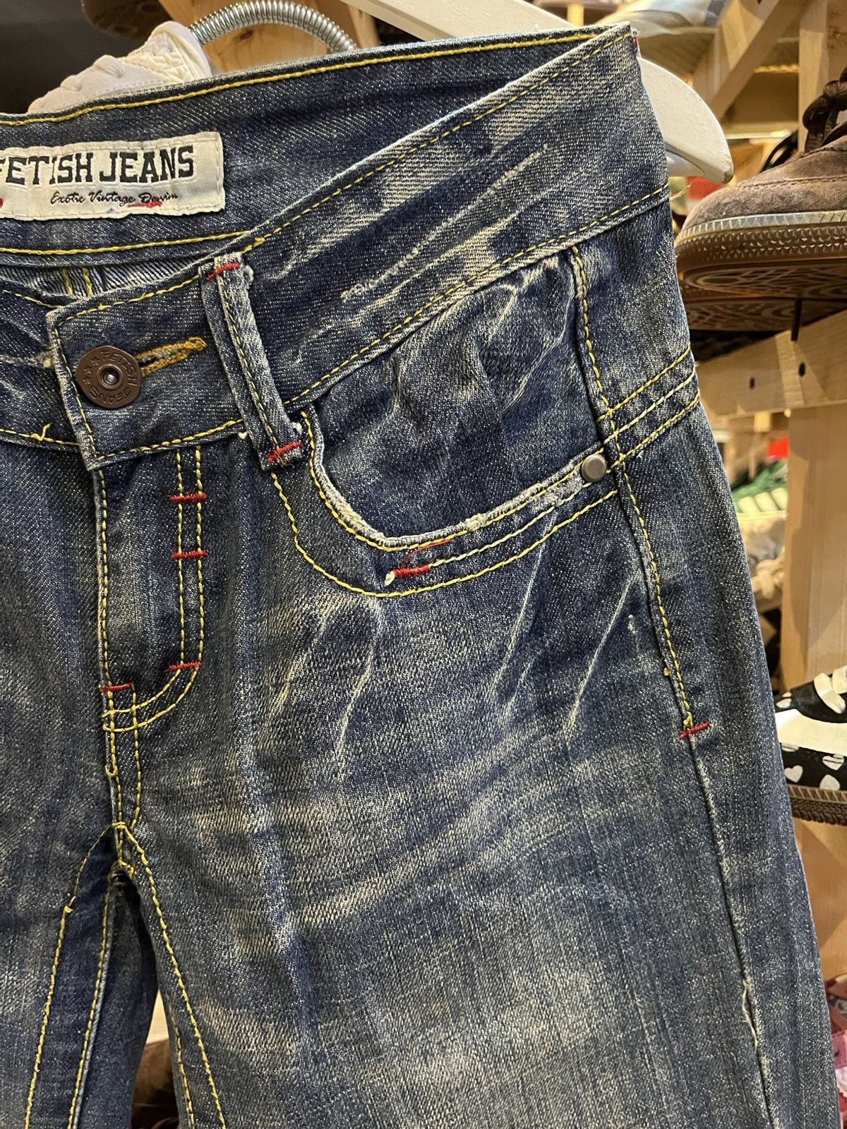 Vintage Vintage Fetish jeans Size US 27 - 3 Thumbnail