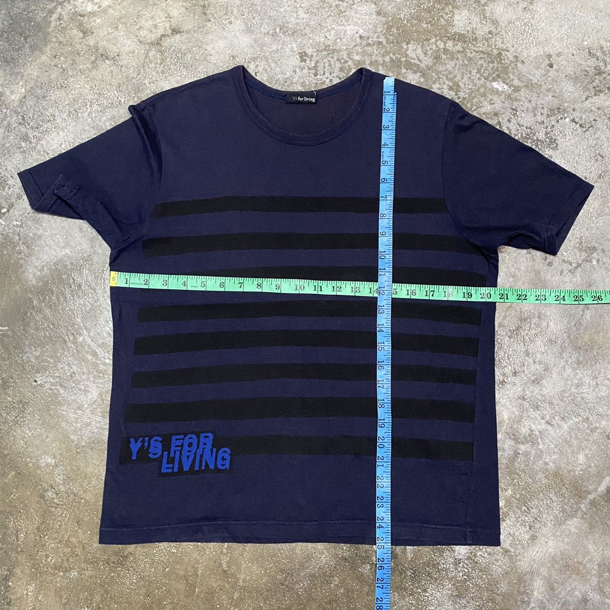 Yohji Yamamoto Yohji Yamamoto Y’s for living Stripes T Shirt Size US M / EU 48-50 / 2 - 11 Thumbnail