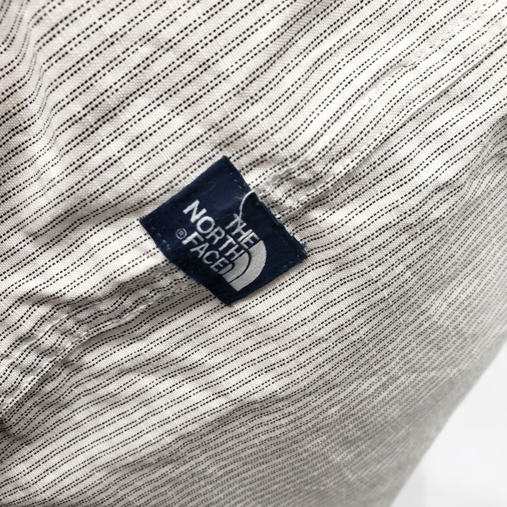 The North Face The North Face Stripes Shirt Mens XL Button-Up Casual Pocket Short Sleeve Gray 100% Cotton Classic Outdoor Size US XL / EU 56 / 4 - 6 Thumbnail