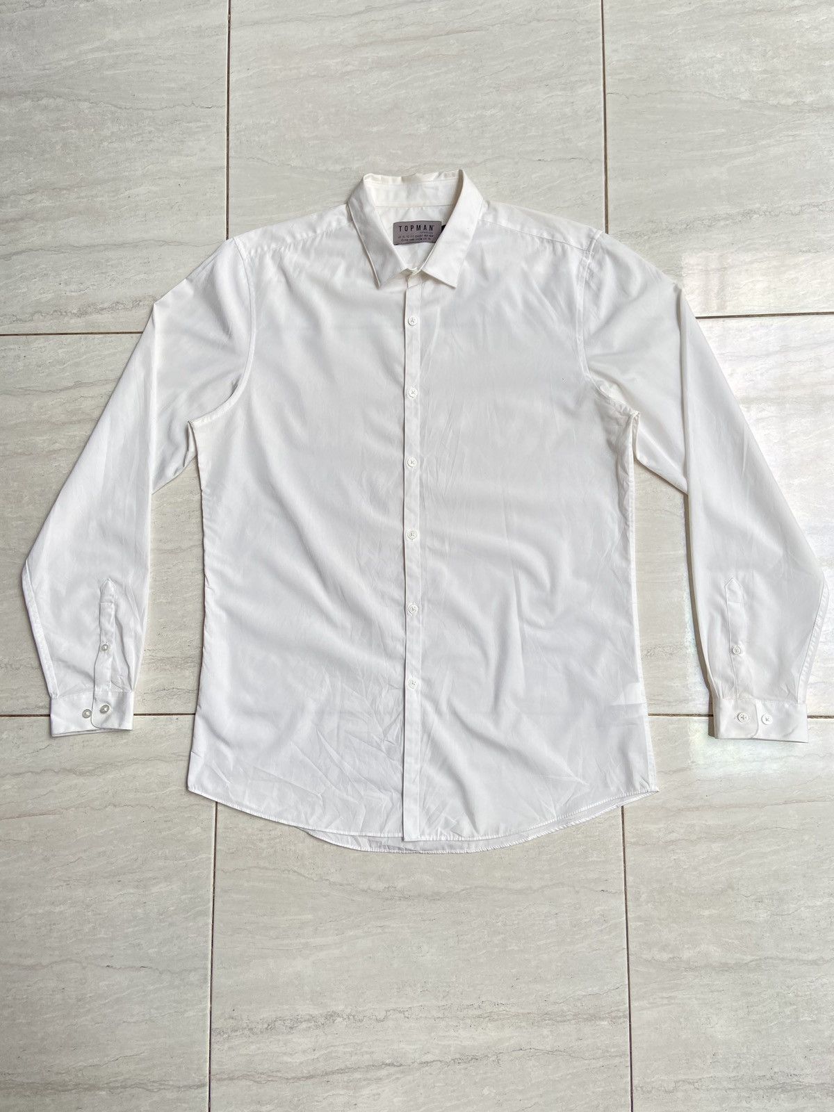 Topman TOPMAN White Shirt Size US L / EU 52-54 / 3 - 6 Thumbnail