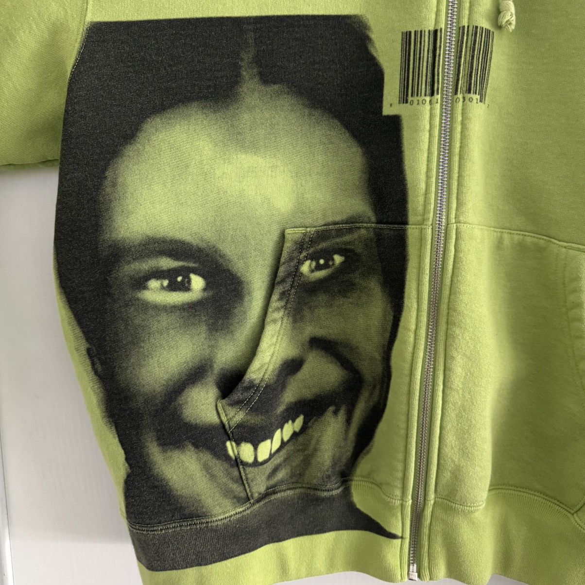 Supreme APHEX TWIN ZIP UP HOODIE - LIME Size US M / EU 48-50 / 2 - 3 Thumbnail