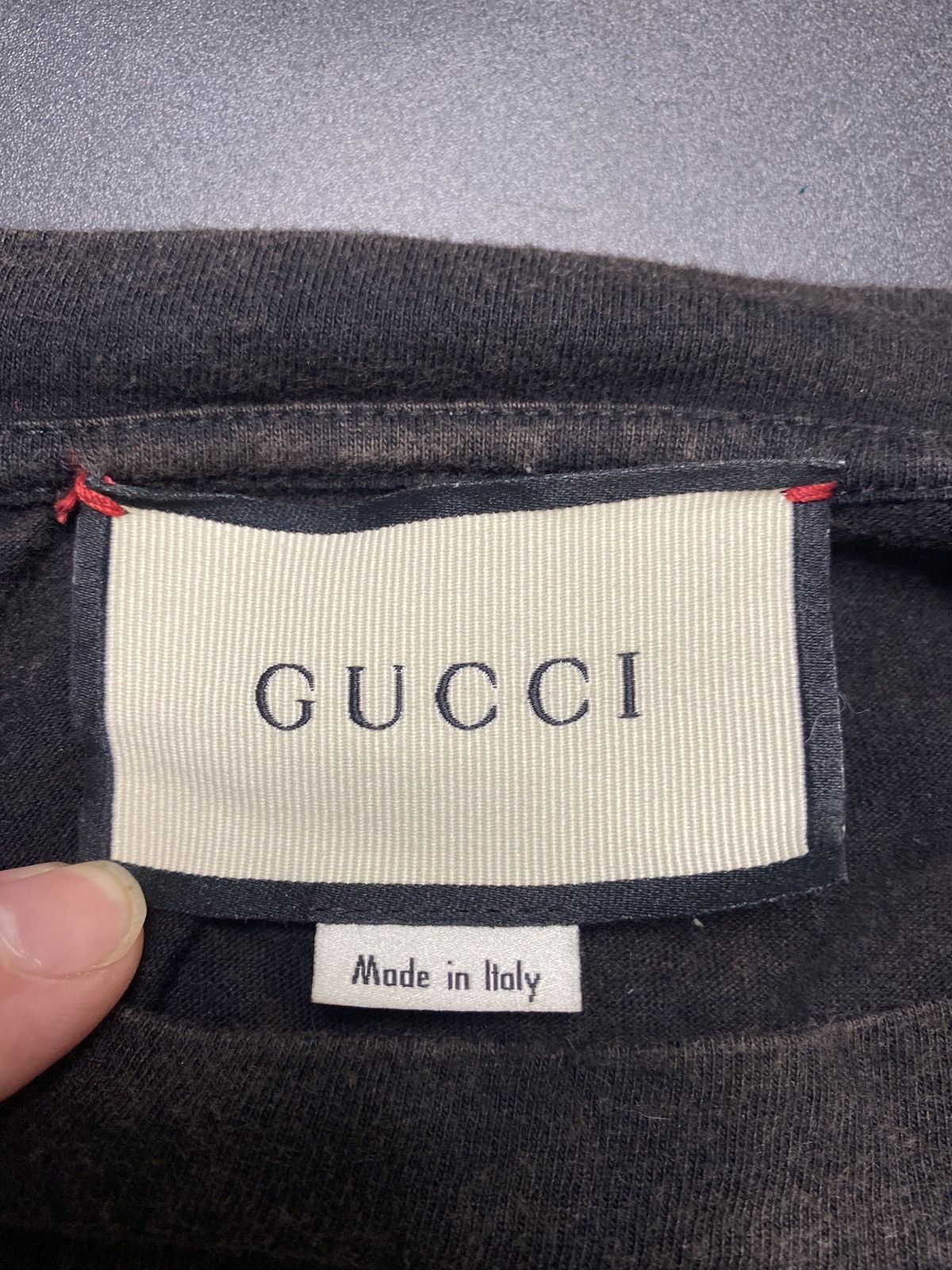 Gucci Gucci Angry Cat Tee – Embroidered Tiger, Size M Size US M / EU 48-50 / 2 - 7 Thumbnail