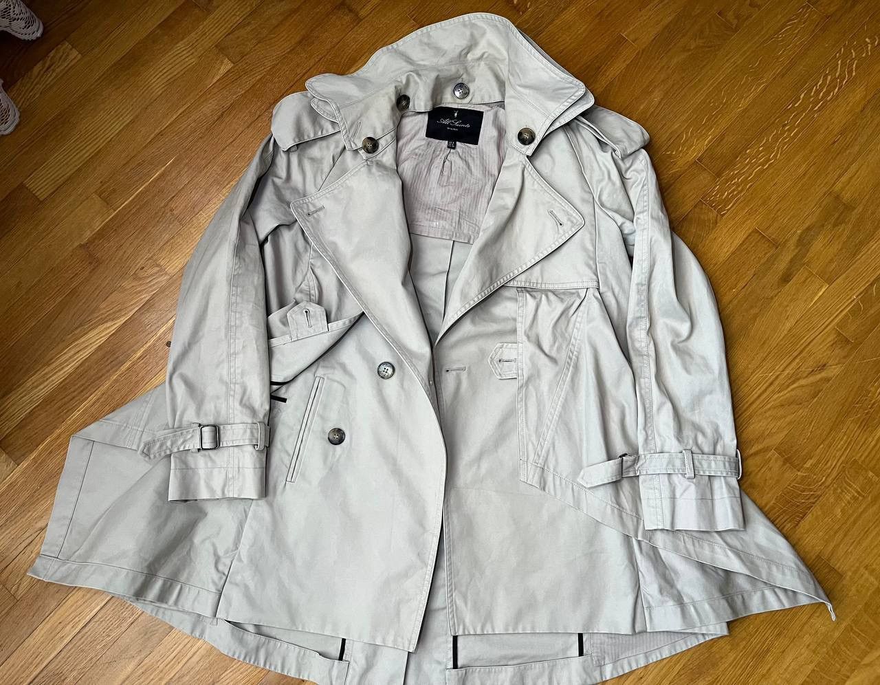 Allsaints Vintage Allsaints Spitalfields ivory trench coat Size US M / EU 48-50 / 2 - 1 Thumbnail