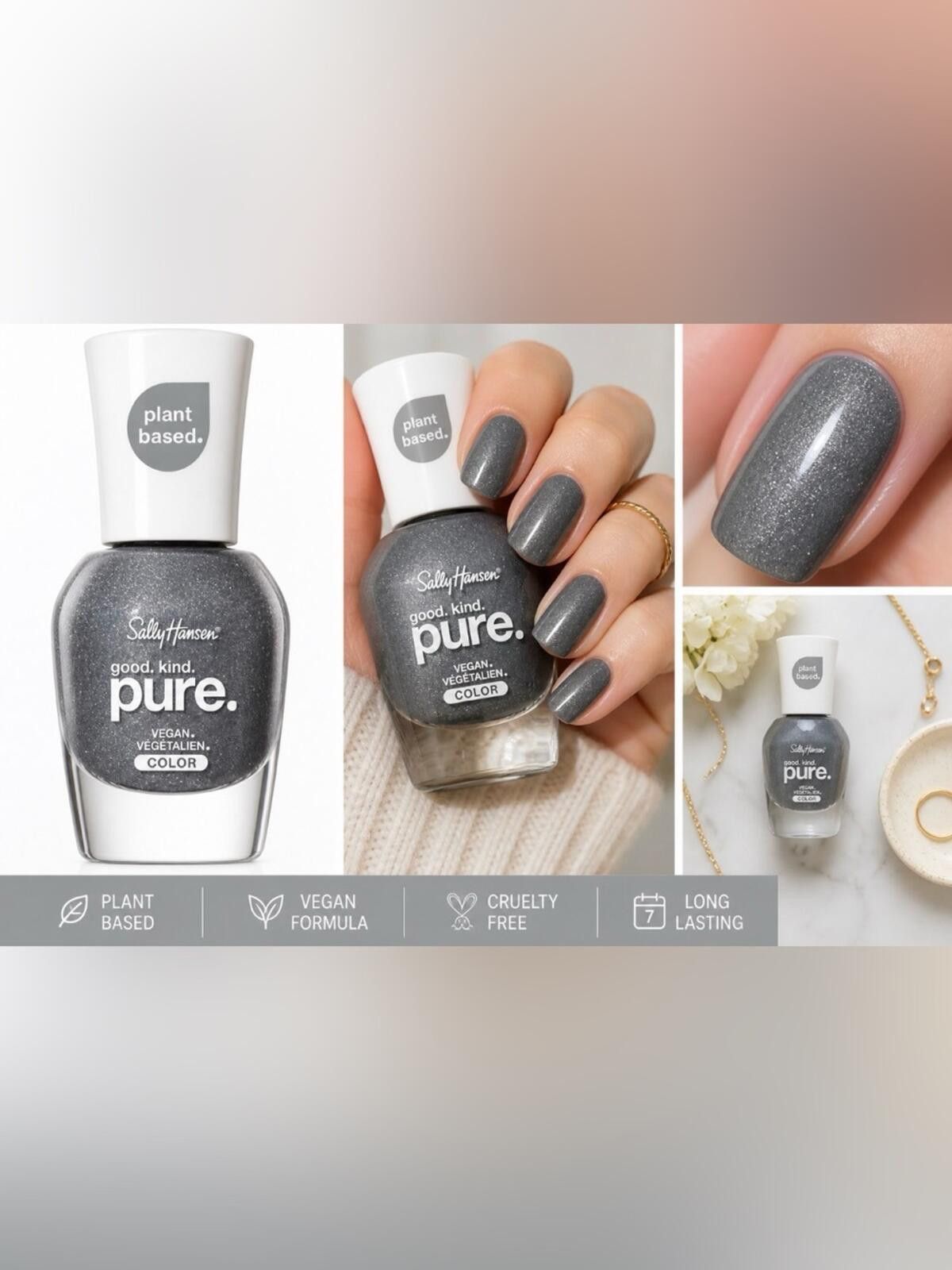 Other Sally Hansen Good Kind Pure Plant-Based Vegan Nail Polish - Size ONE SIZE - 1 Thumbnail