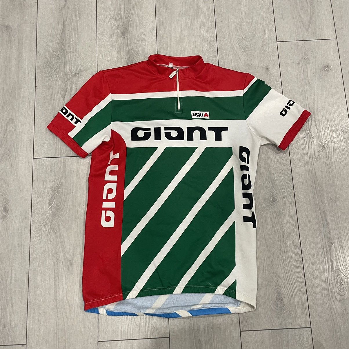 Other 80/90s GIANT Trikot Jersey Shirt AGU Cycling Bike Eroica Size US M / EU 48-50 / 2 - 1 Thumbnail
