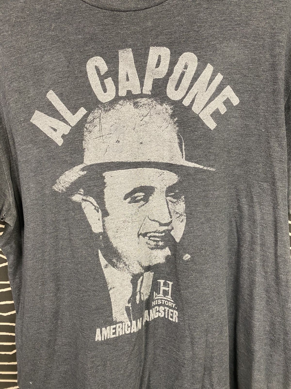 Vintage American Gangster Al Capone Tshirt Size US XL / EU 56 / 4 - 3 Thumbnail