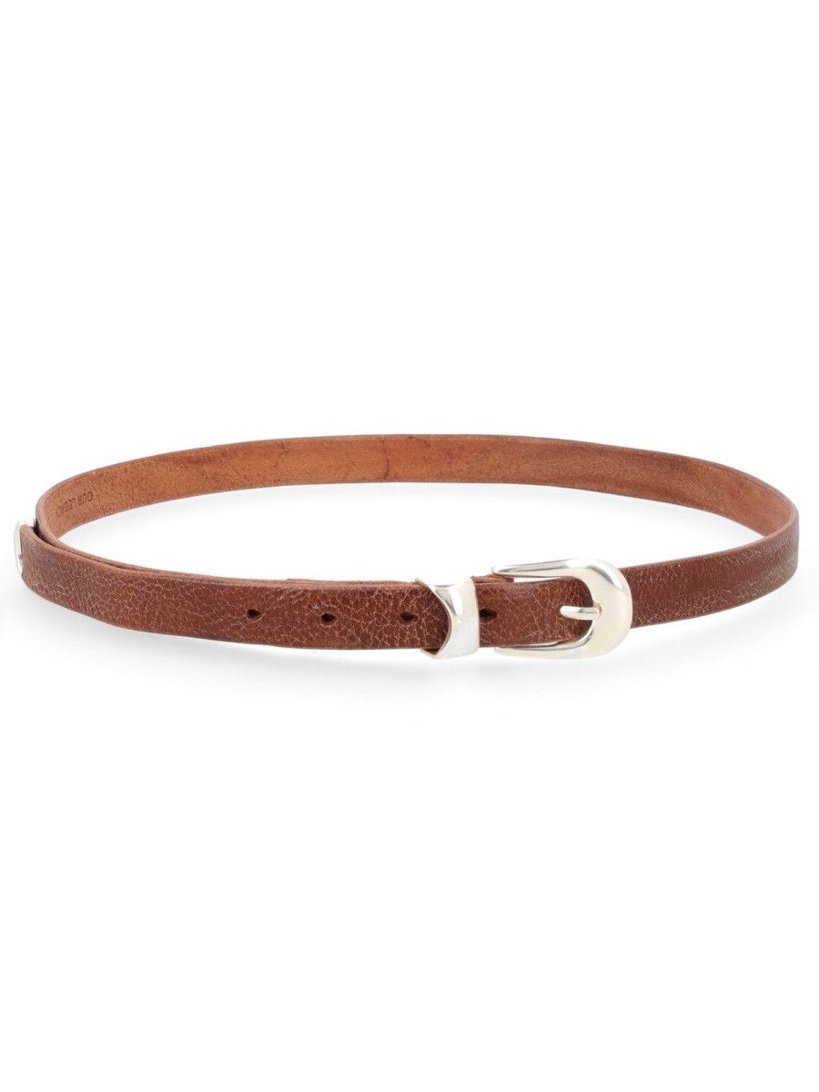 Our Legacy OUR LEGACY CINTURA IN PELLE - BROWN (BELT_CM 90) Size ONE SIZE - 1 Thumbnail