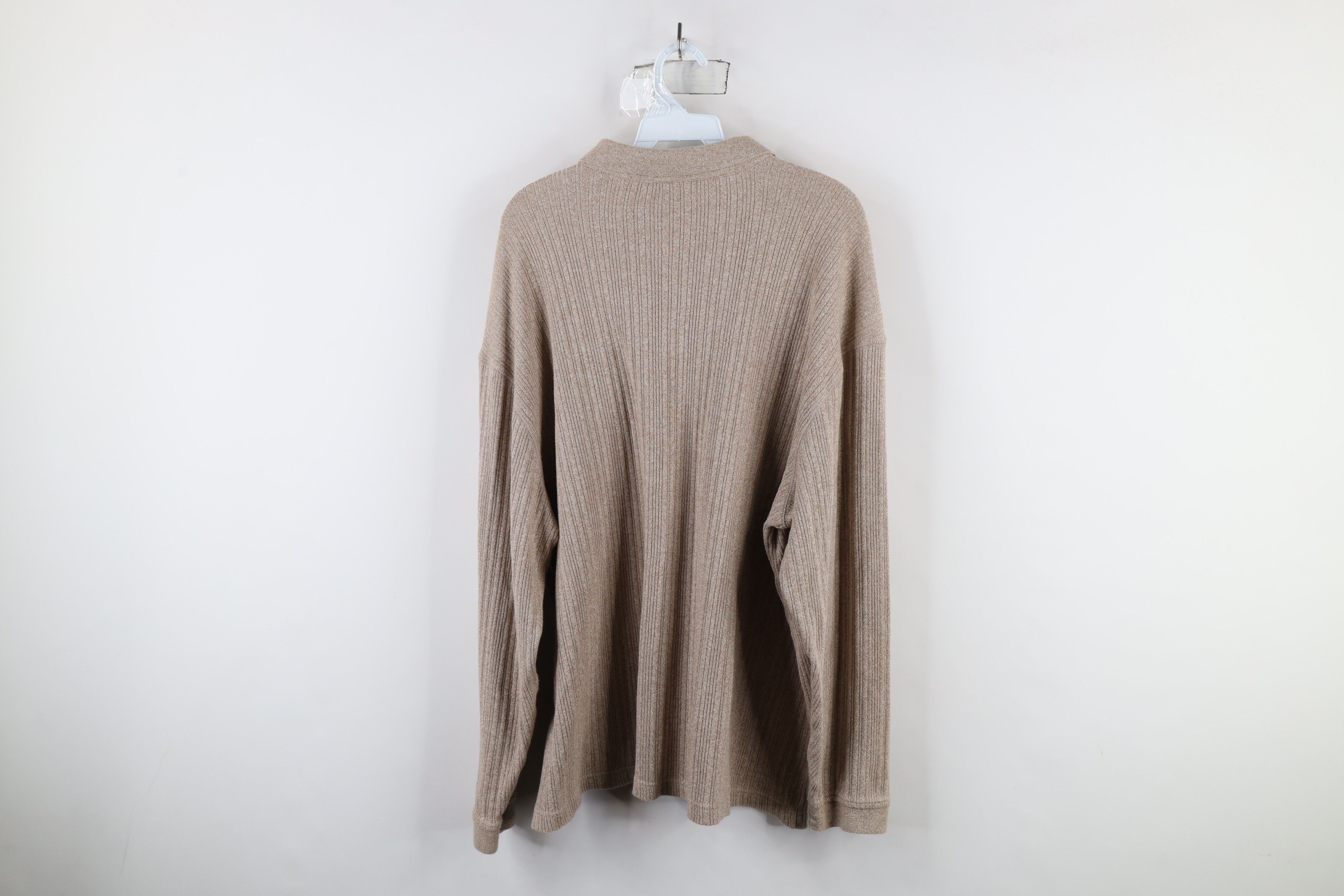 Vintage Vintage 90s Streetwear Knit Long Sleeve Rugby Polo Shirt Size US XL / EU 56 / 4 - 7 Thumbnail