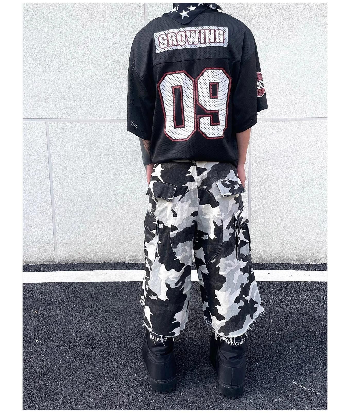 Other Black White Camouflage Cargo Jorts Size 30" / US 8 / IT 44 - 6 Thumbnail