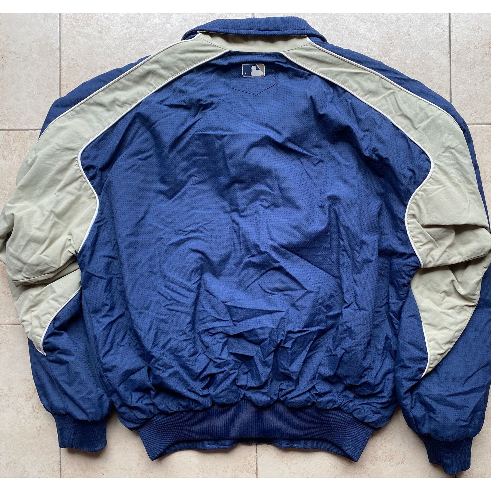 Majestic × Starter San Diego Padres 2000s MAJESTIC Dugout bomber M navy MLB vtg Size US M / EU 48-50 / 2 - 6 Thumbnail