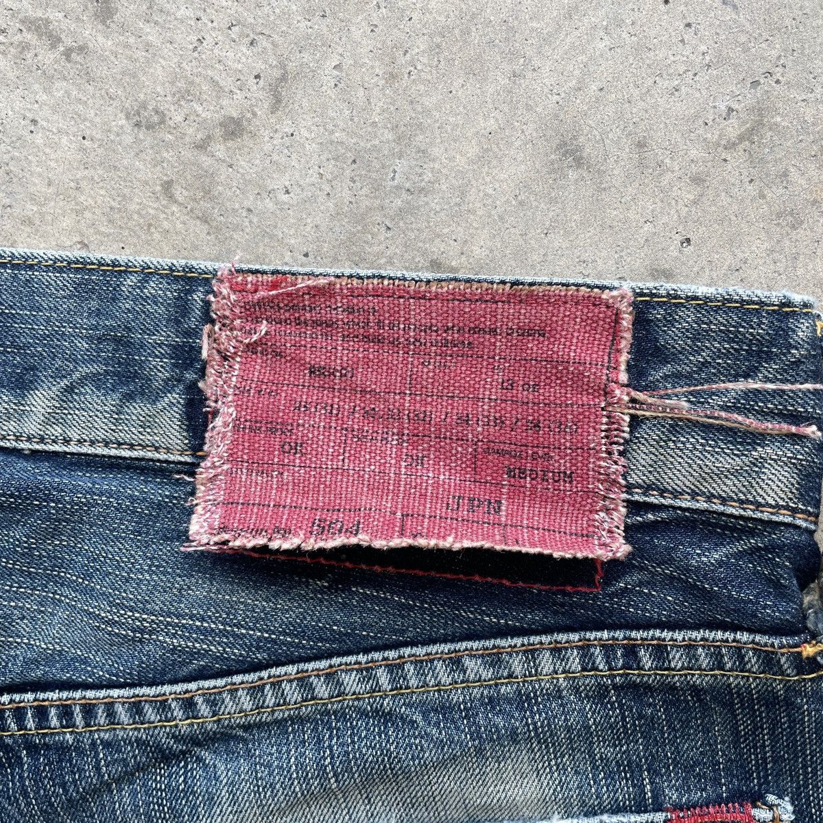 Edwin Distressed💥 Edwin 504 Japan Denim Jeans Pants Faded W30x29 Size US 30 / EU 46 - 9 Thumbnail