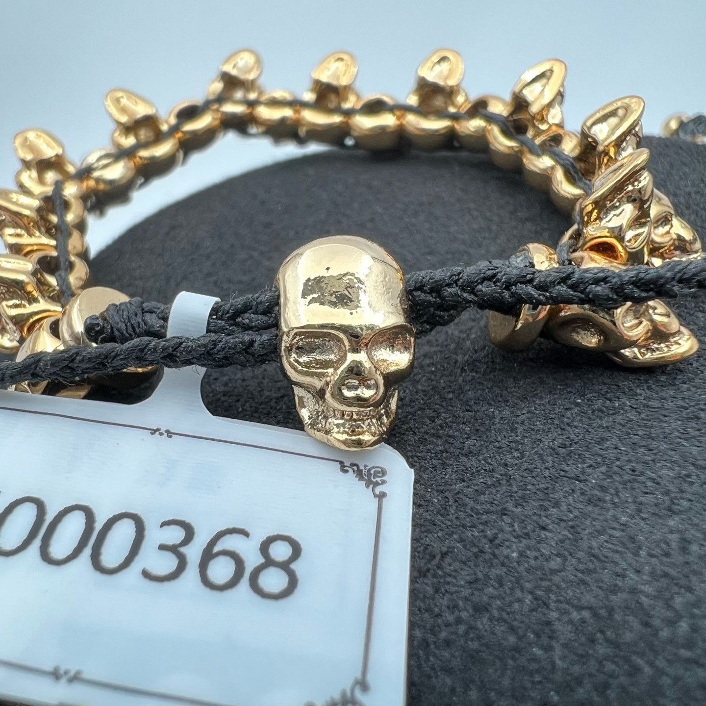 Alexander McQueen ALEXANDER MCQUEEN Golden Skull Bracelet| Size ONE SIZE - 3 Thumbnail