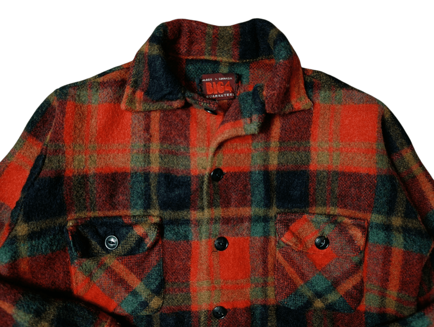 Vintage Vintage Canadian Plaid Wool Checked Shirt Size US S / EU 44-46 / 1 - 3 Thumbnail