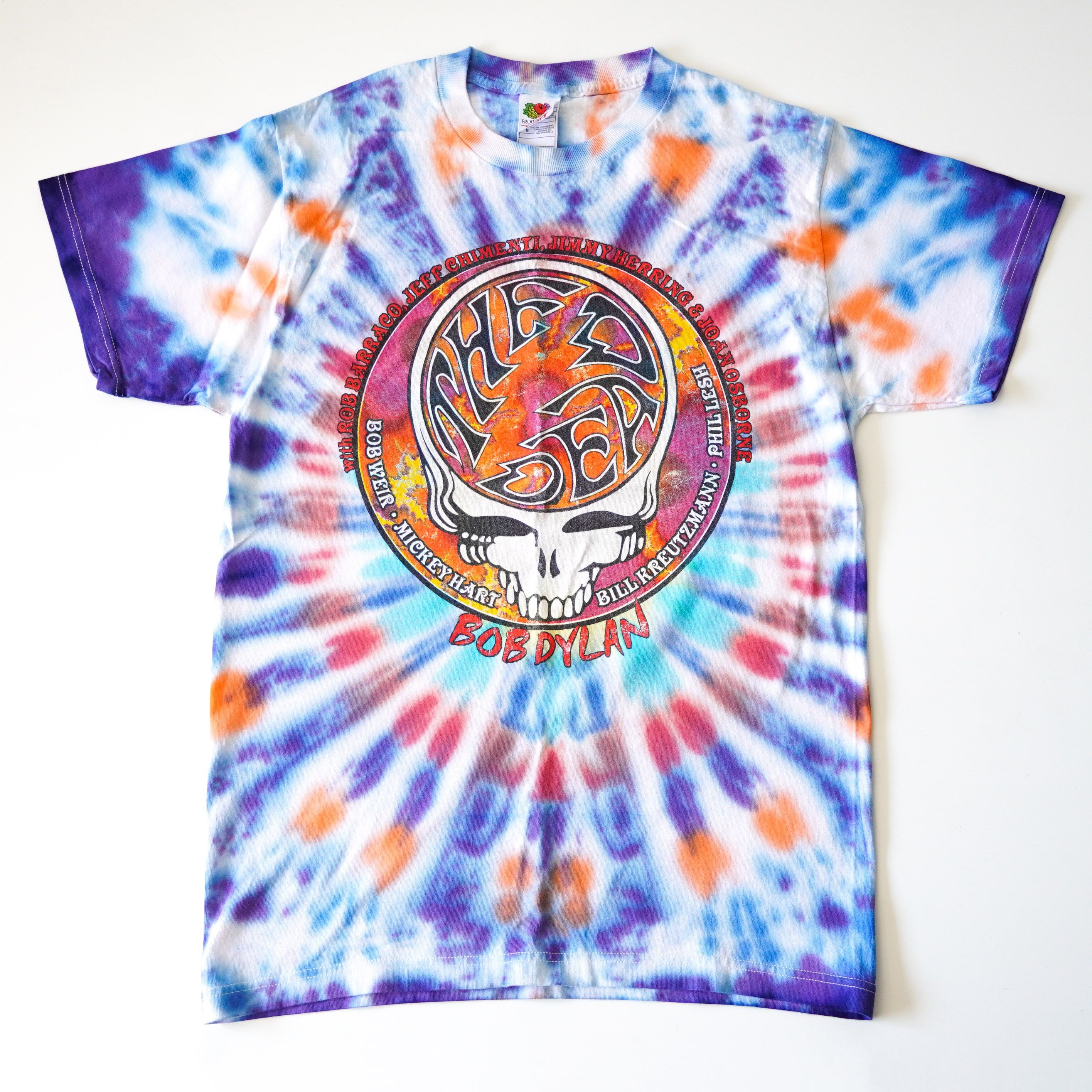 image of Tee Shirt The Dead Summer Getaway 2003 Tour Skull Tie Dye Shirt Medium in Blue, Men's