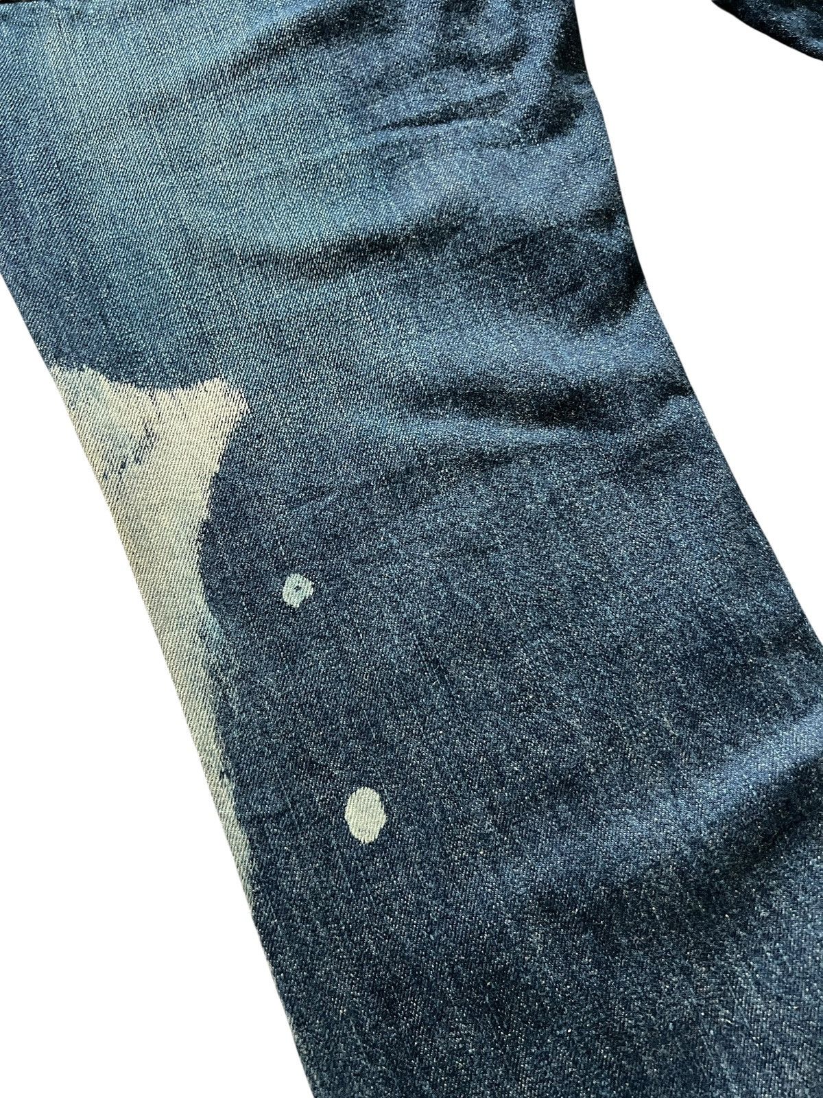 Japanese Brand 1990s Millie 🎌 Acid Touch Flare Denim Size US 32 / EU 48 - 9 Thumbnail