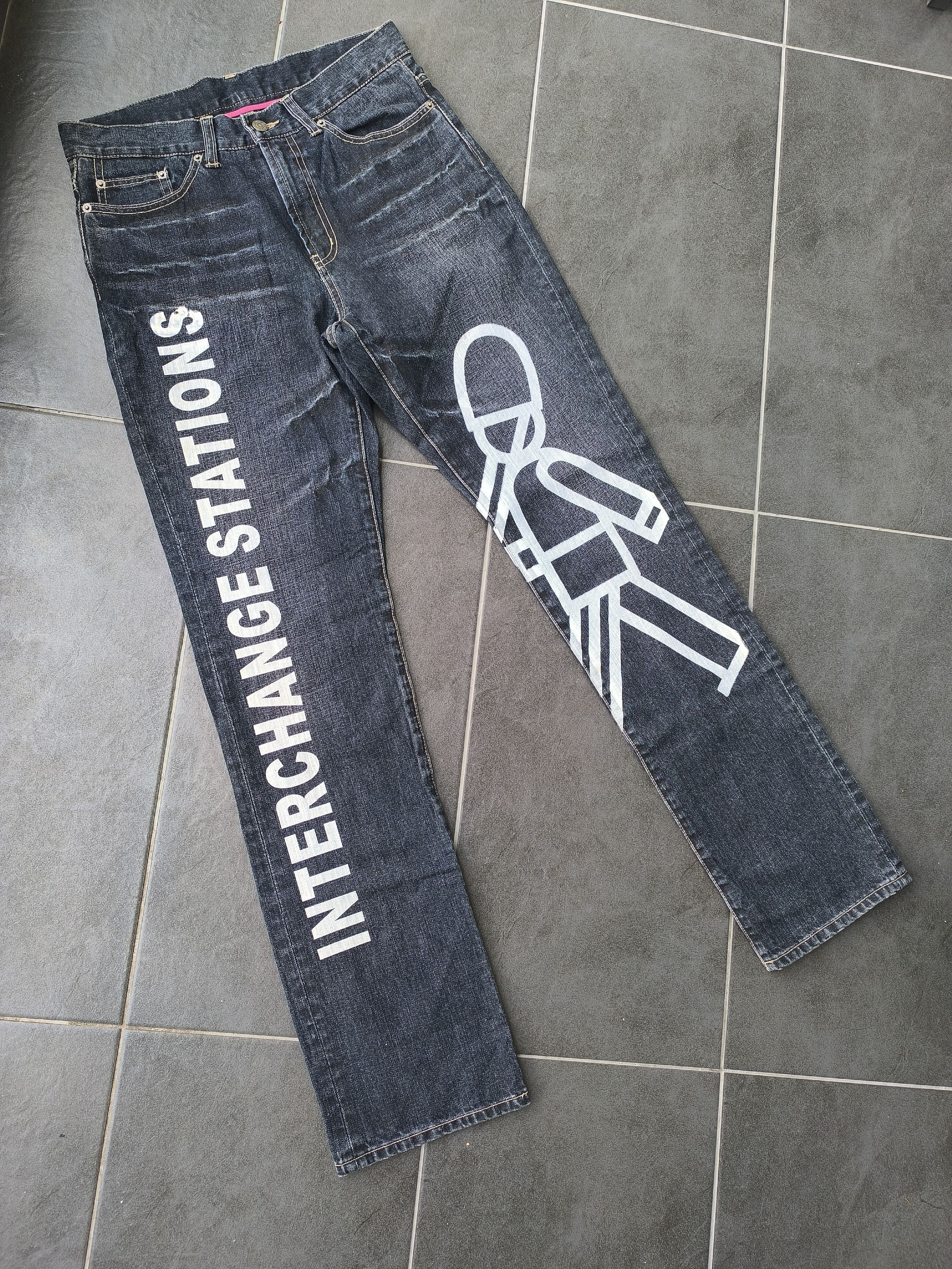 Japanese Brand × PPFM RARE PPFM PAINTED JEANS Size US 32 / EU 48 - 1 Thumbnail