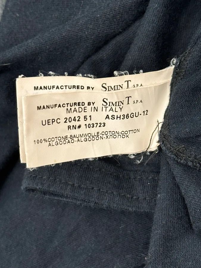 Emporio Armani Emporio Armani Navy Autoportrait T-Shirt Size US S / EU 44-46 / 1 - 11 Thumbnail