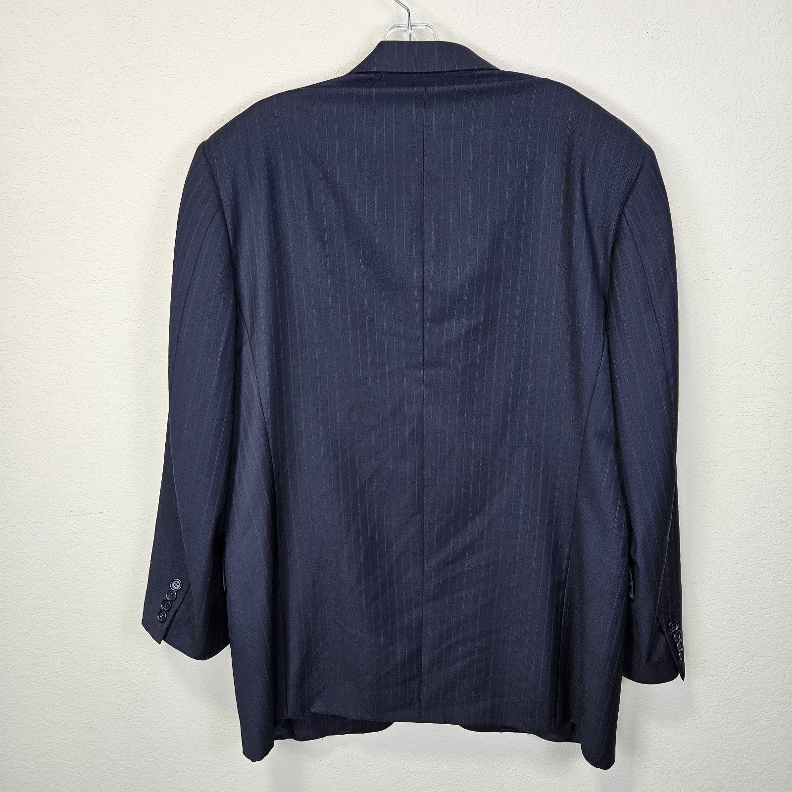 Canali Canali Blazer Black Super 120s Wool Italian Suit Jacket Size 42R - 2 Thumbnail