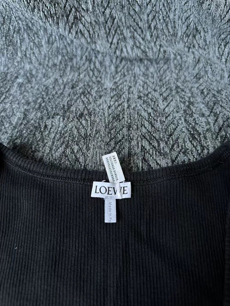 Loewe LOEWE Black embroidered vest Size XXL / US 16-18 / IT 52-54 - 3 Thumbnail